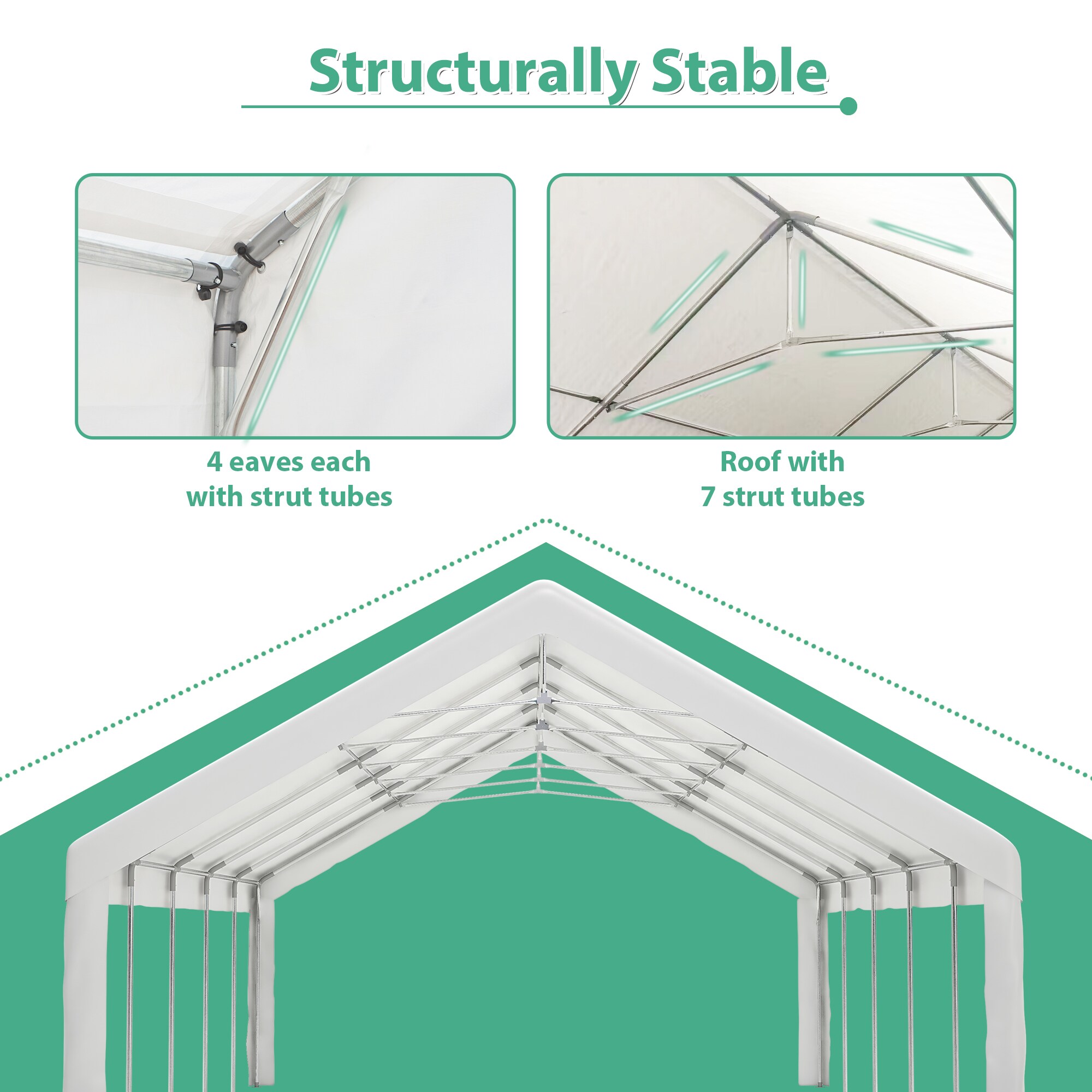 ToolCat BZ2-74-PW Wood-Resin-Gazebos - View #8