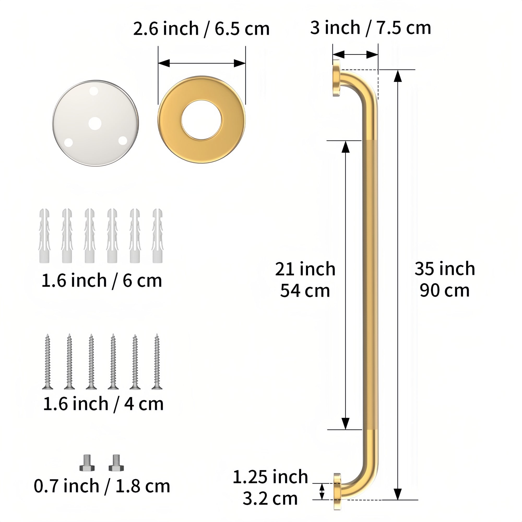 Numhew NHSEAN1278 Grab-Bars - View #3
