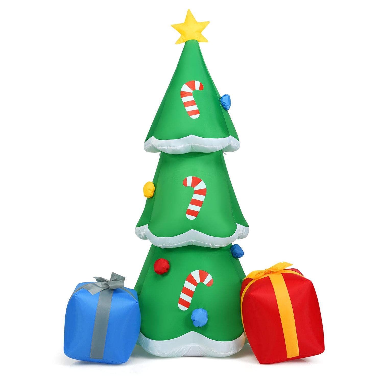 WELLFOR HYZ22862US 6-Feet Lighted Christmas tree(s) Christmas Inflatable