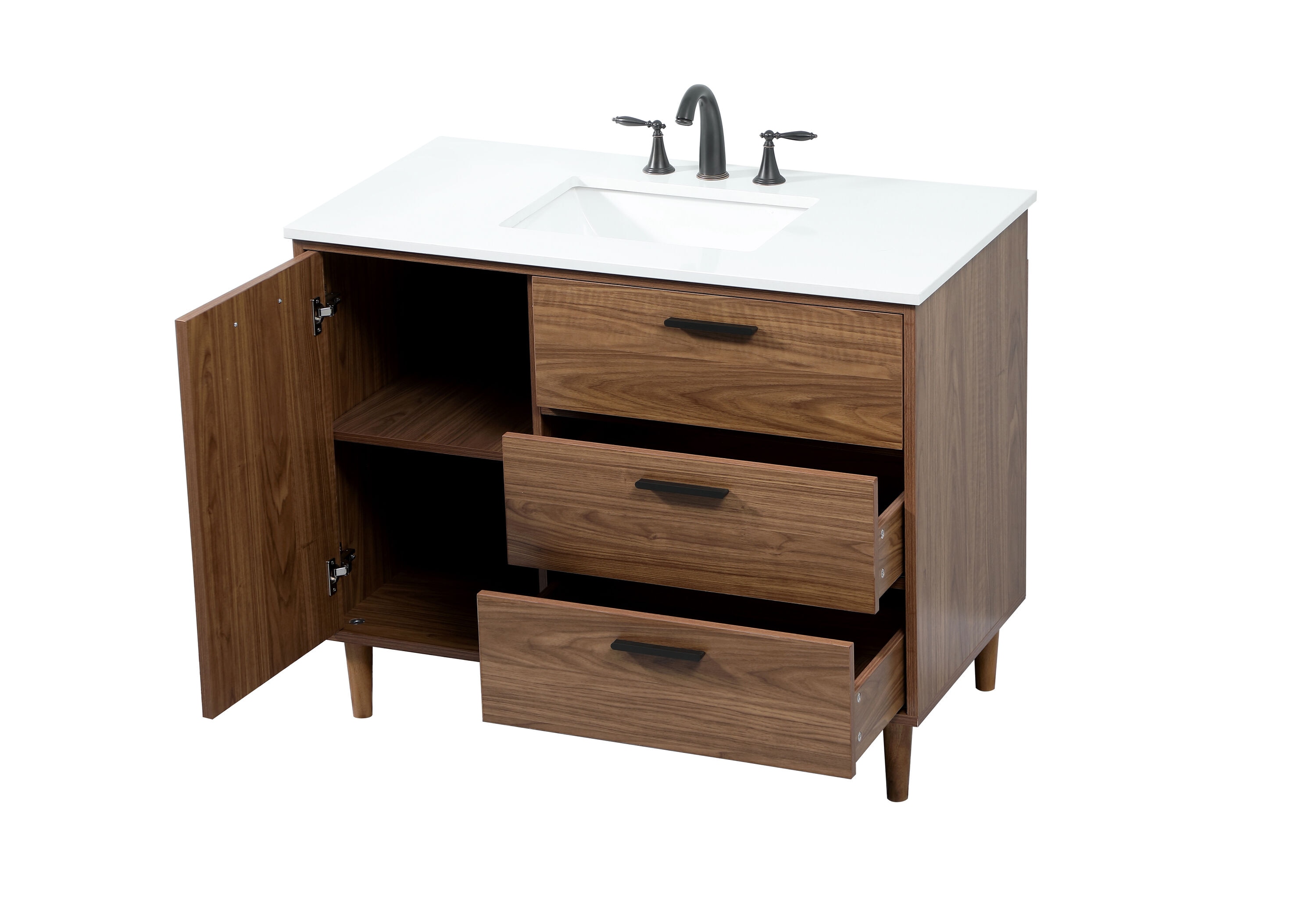Elegant Decor HF141126WB Bath-Vanity-Combo - View #5