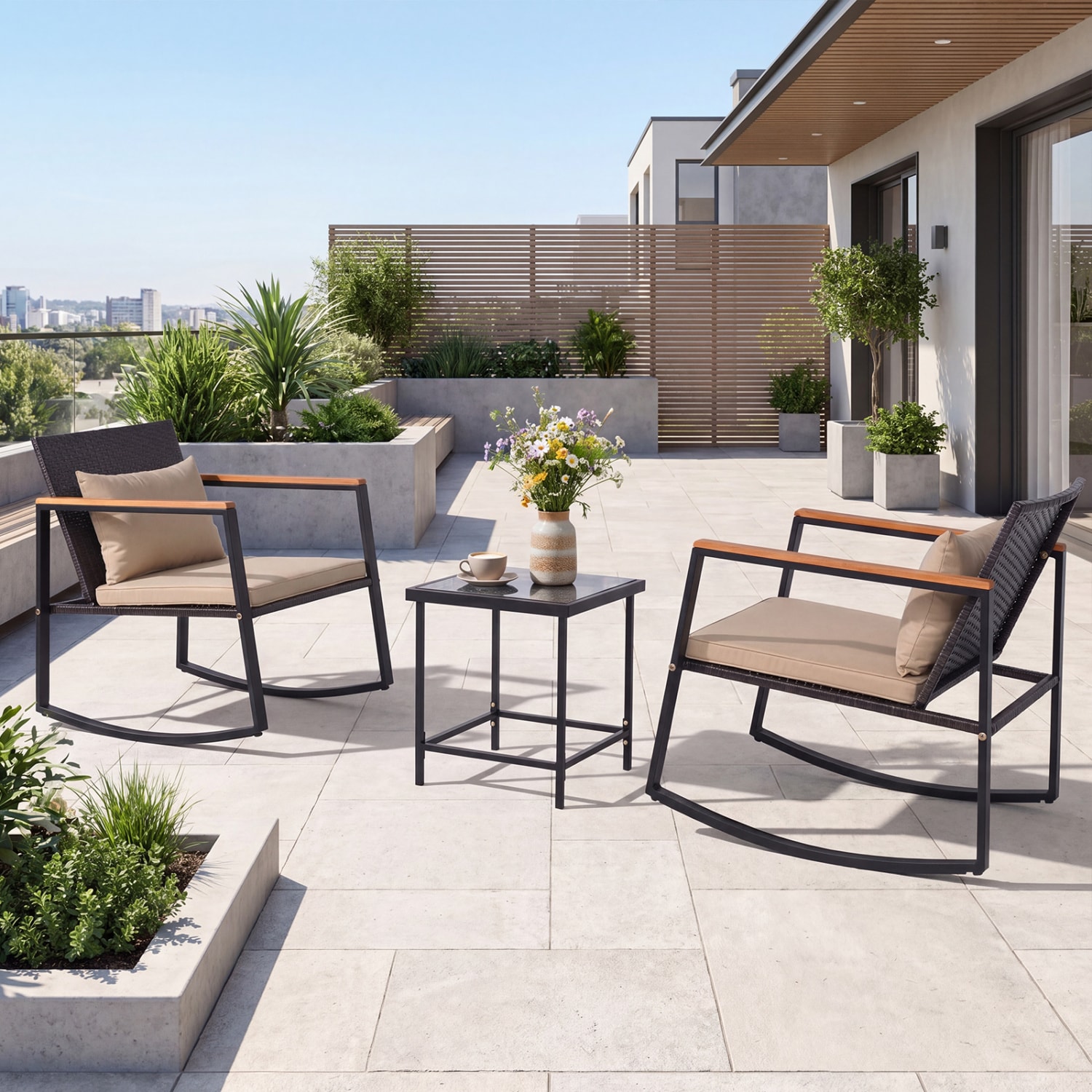 Slickblue D-CO-NB82267WH Patio-Conversation-Sets - View #2