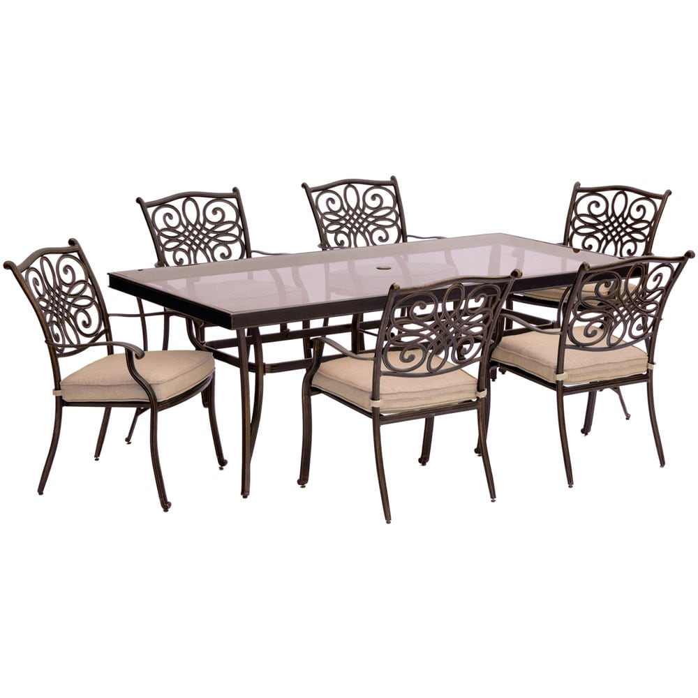 Hanover TRADDN7PCG Patio-Dining-Sets - View #2