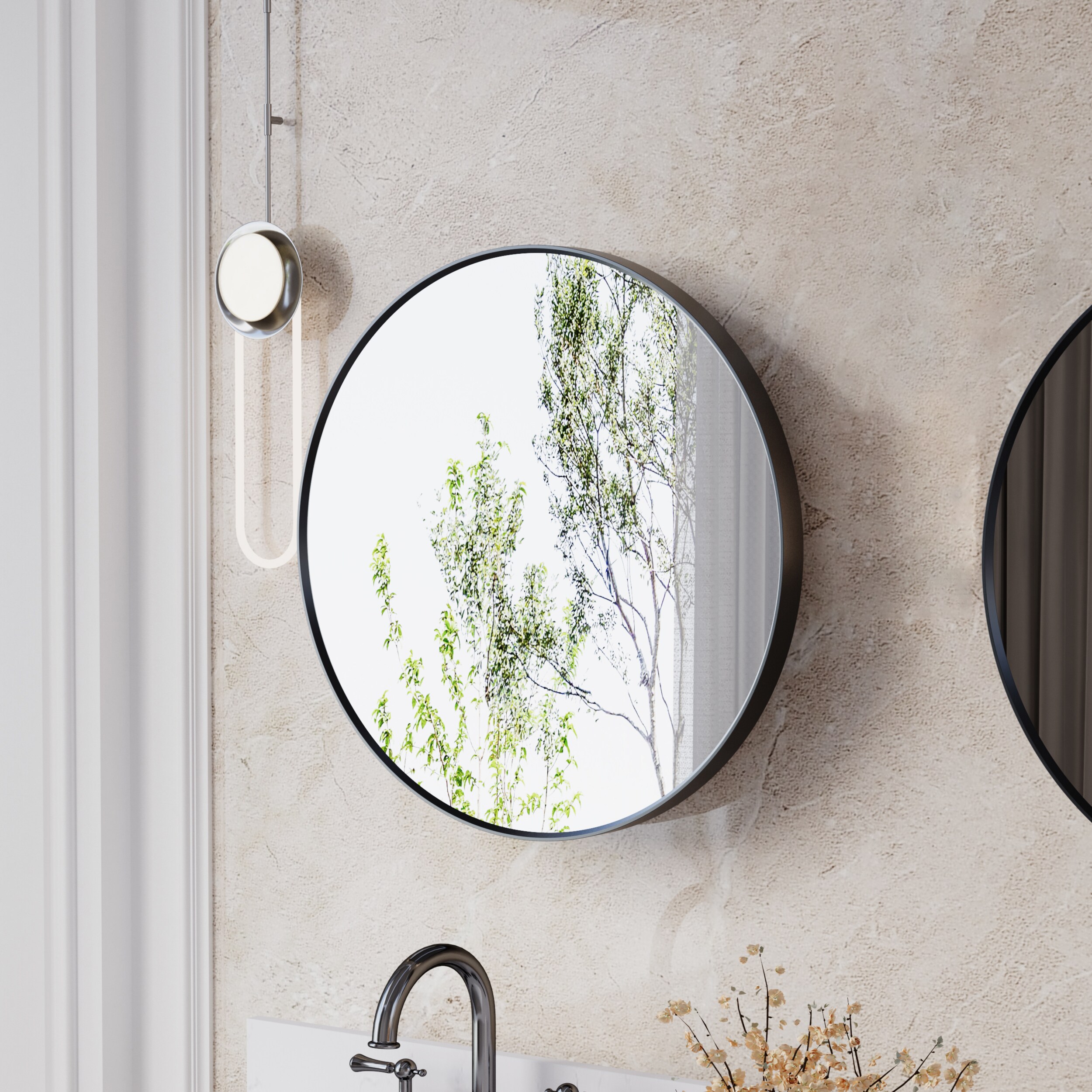 Forclover MRE-R2424MB Framed-Bath-Mirrors - View #7