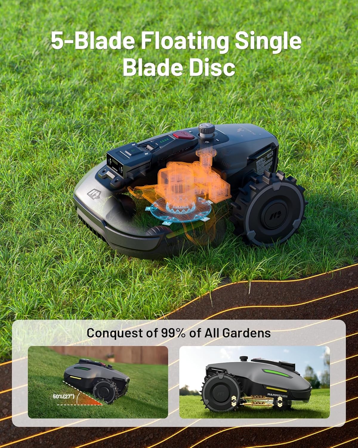MAMMOTION YUKA MINI 800H Robotic-Mowers - View #5