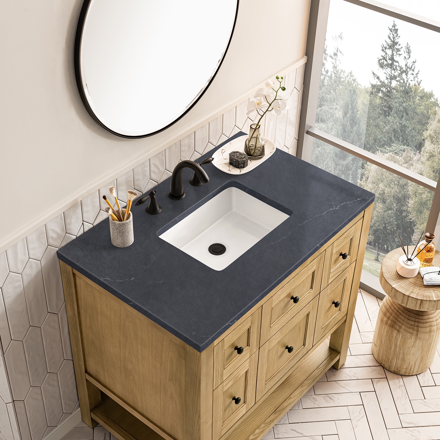James Martin Vanities 330-V36-LNO-3CSP Bath-Vanity-Combo - View #5