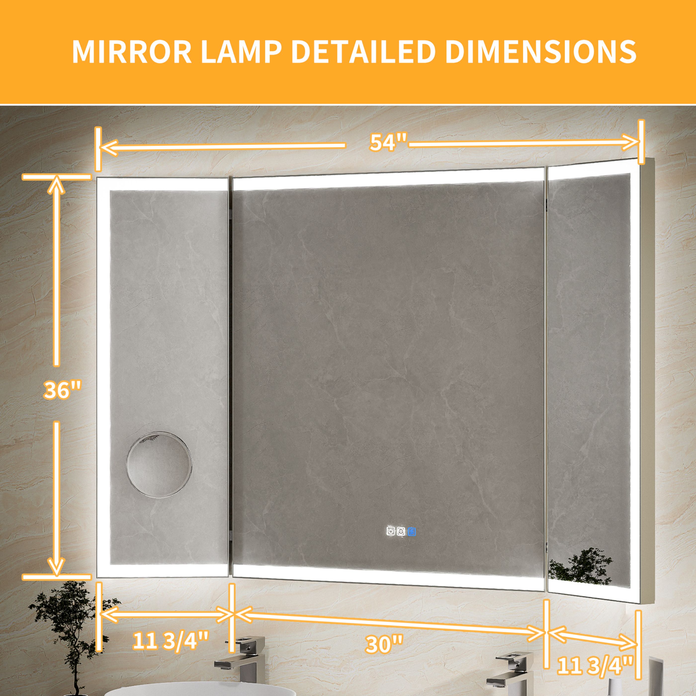 WELLFOR EEX9B5436FB Framed-Bath-Mirrors - View #4