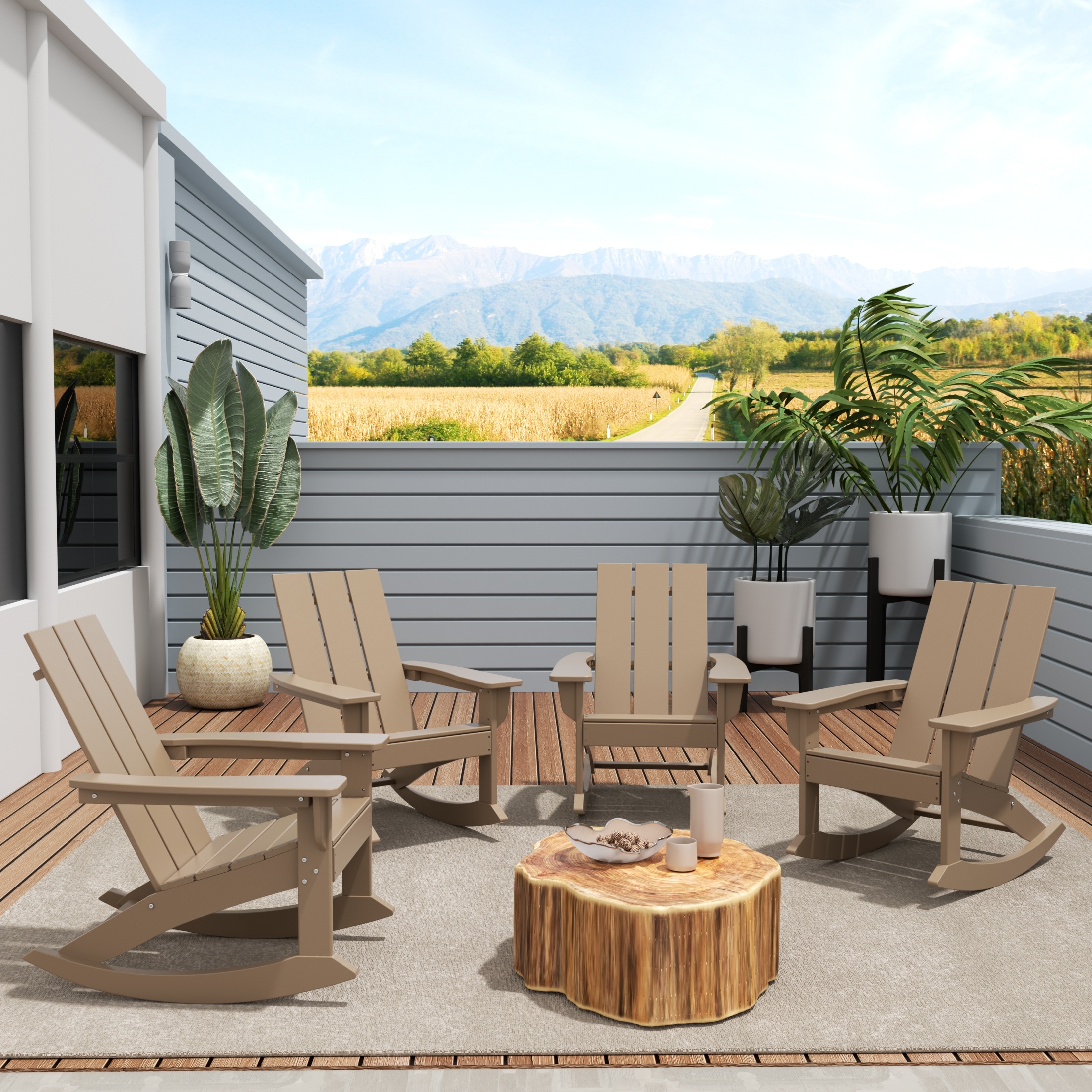 Westin Furniture OP5002-WW-4 Patio-Chairs - View #2