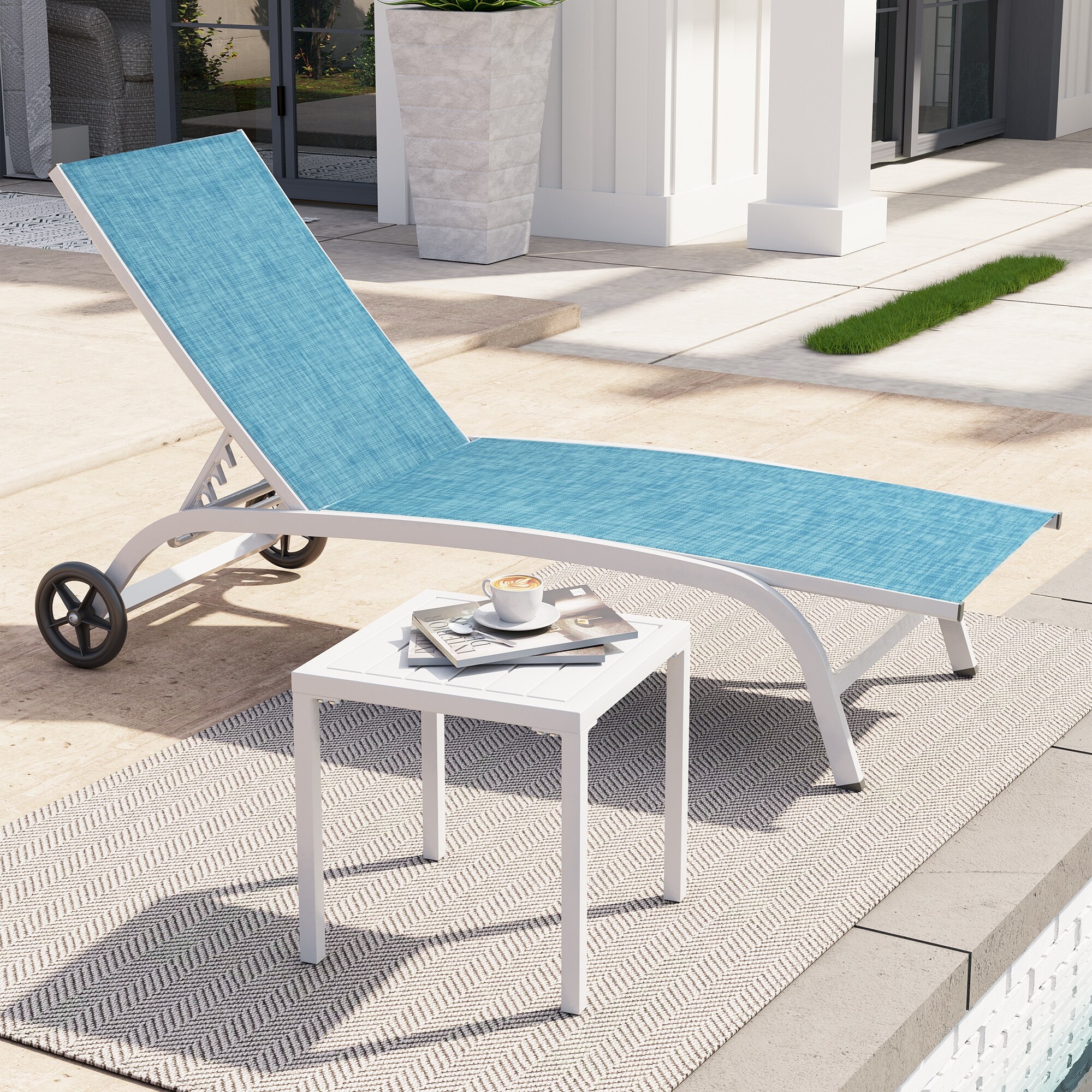 Crestlive Products CL-TB006WHT Patio-Tables - View #9
