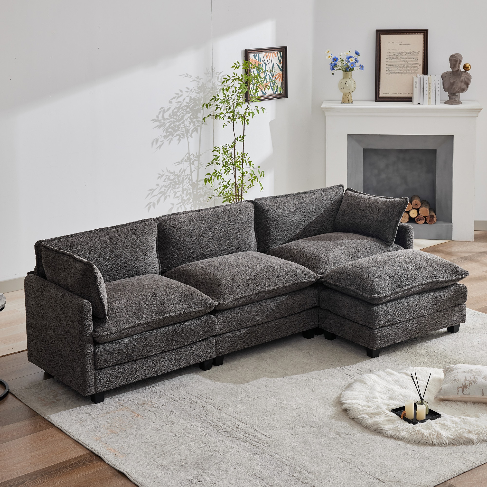 VOUA SAF-DXGQQ-DG Sofas-Loveseats - View #2