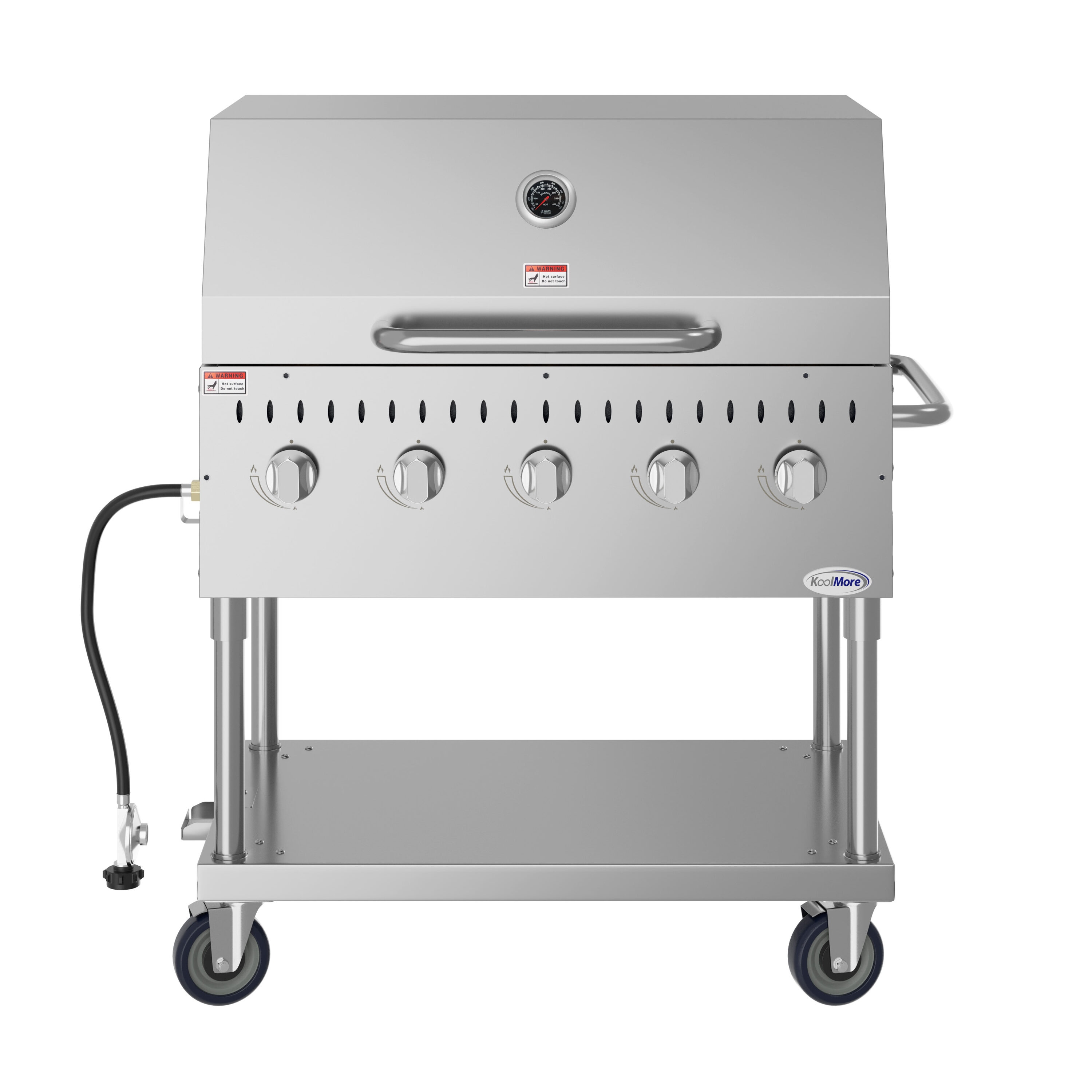 KoolMore LOW-CGKIT3-36D Stainless Steel Liquid Propane Gas Grill