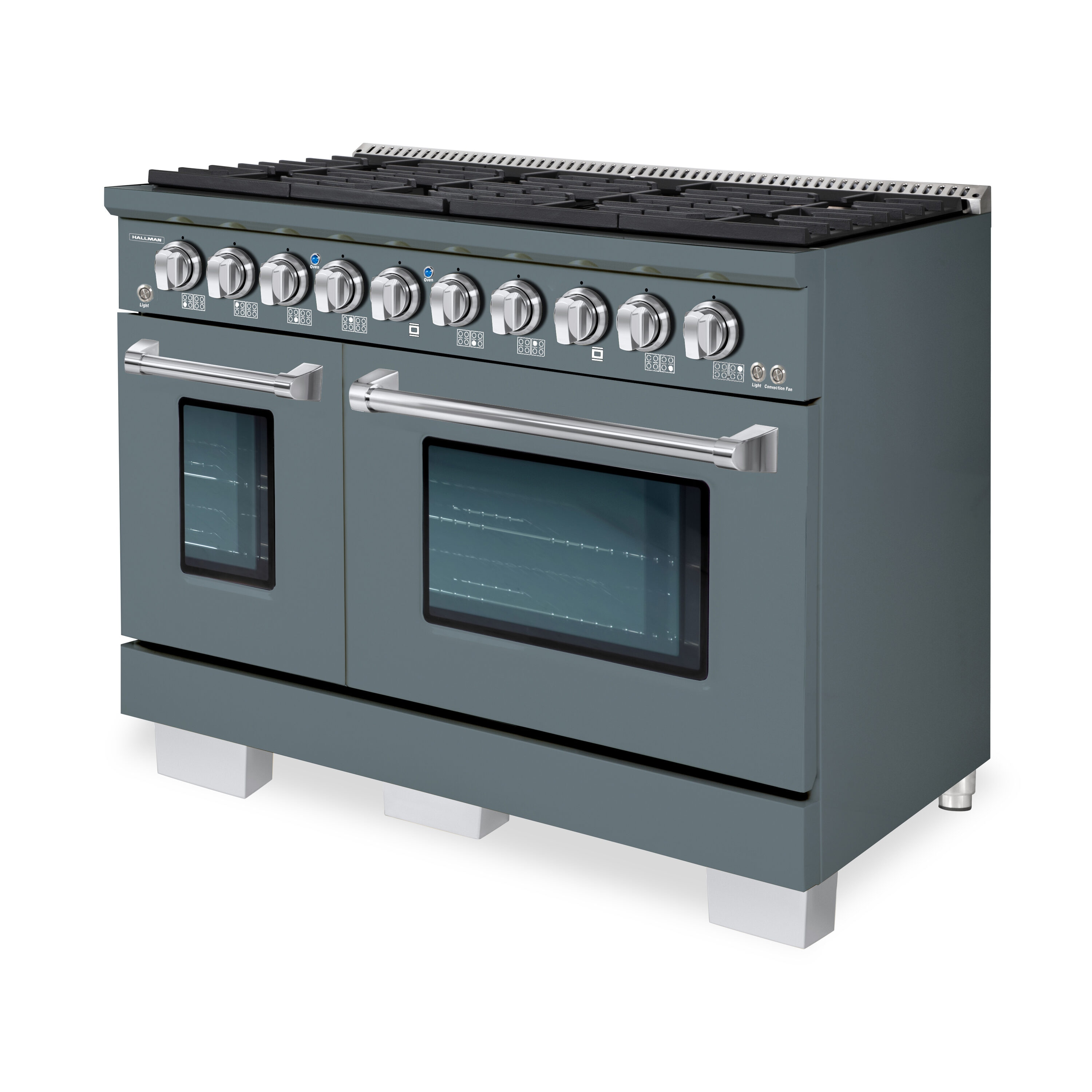 Hallman HBRG48CMGR Double-Oven-Gas-Ranges - View #2