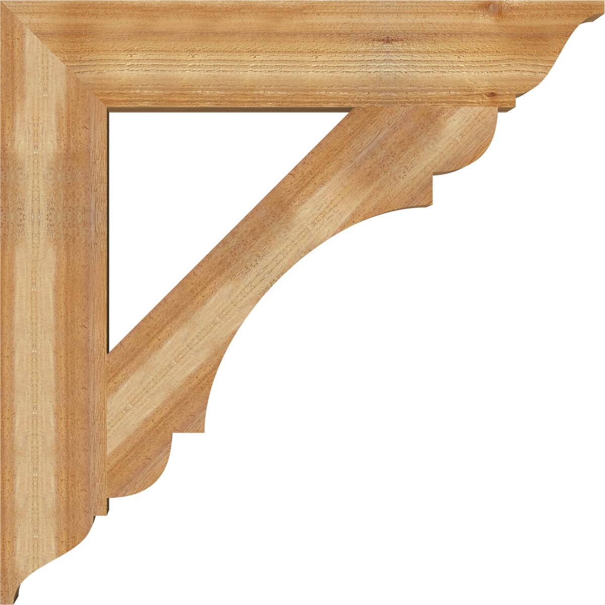 Ekena Millwork BKT06X34X34OLY01RWR Exterior-Brackets-Braces - View #3