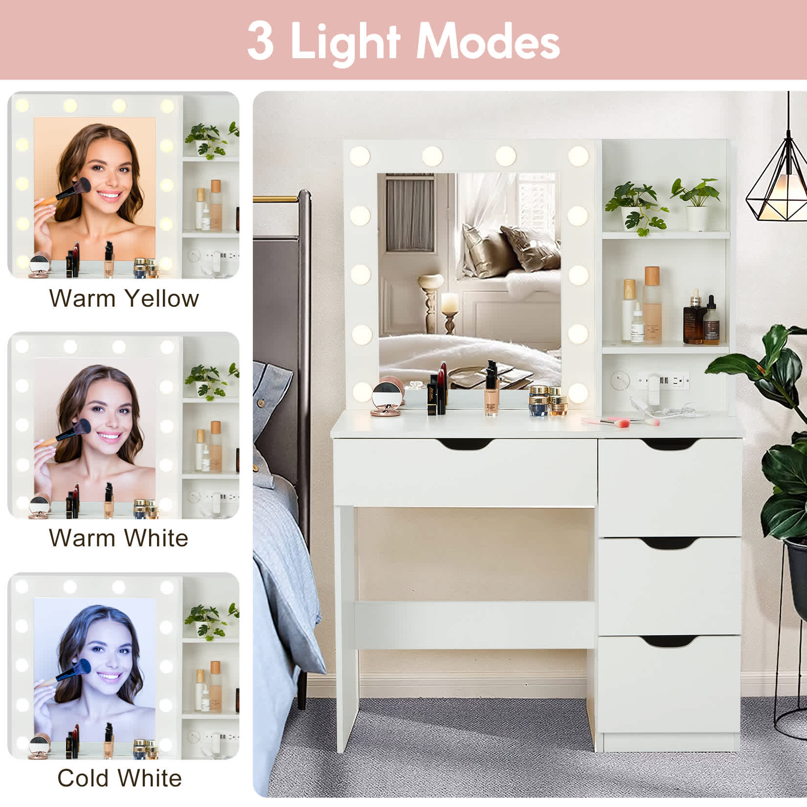 Qeetex JXNAG-PHO-0Y7T3H1G Bedroom-Vanities - View #4
