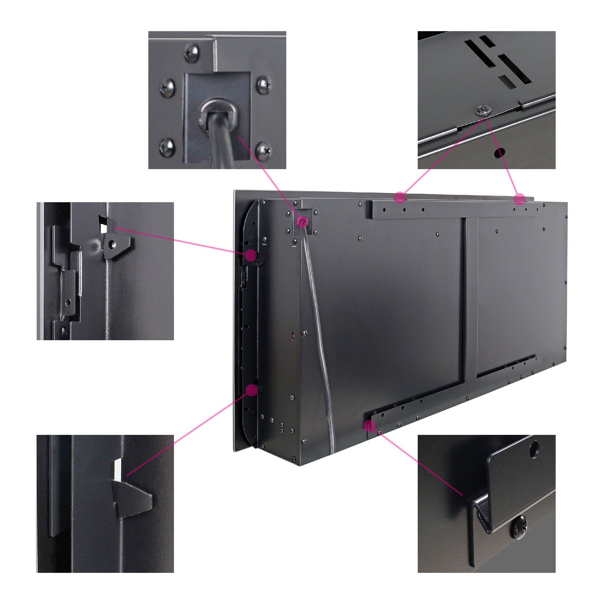 SINOFURN SYC070024BK Electric-Fireplaces - View #4