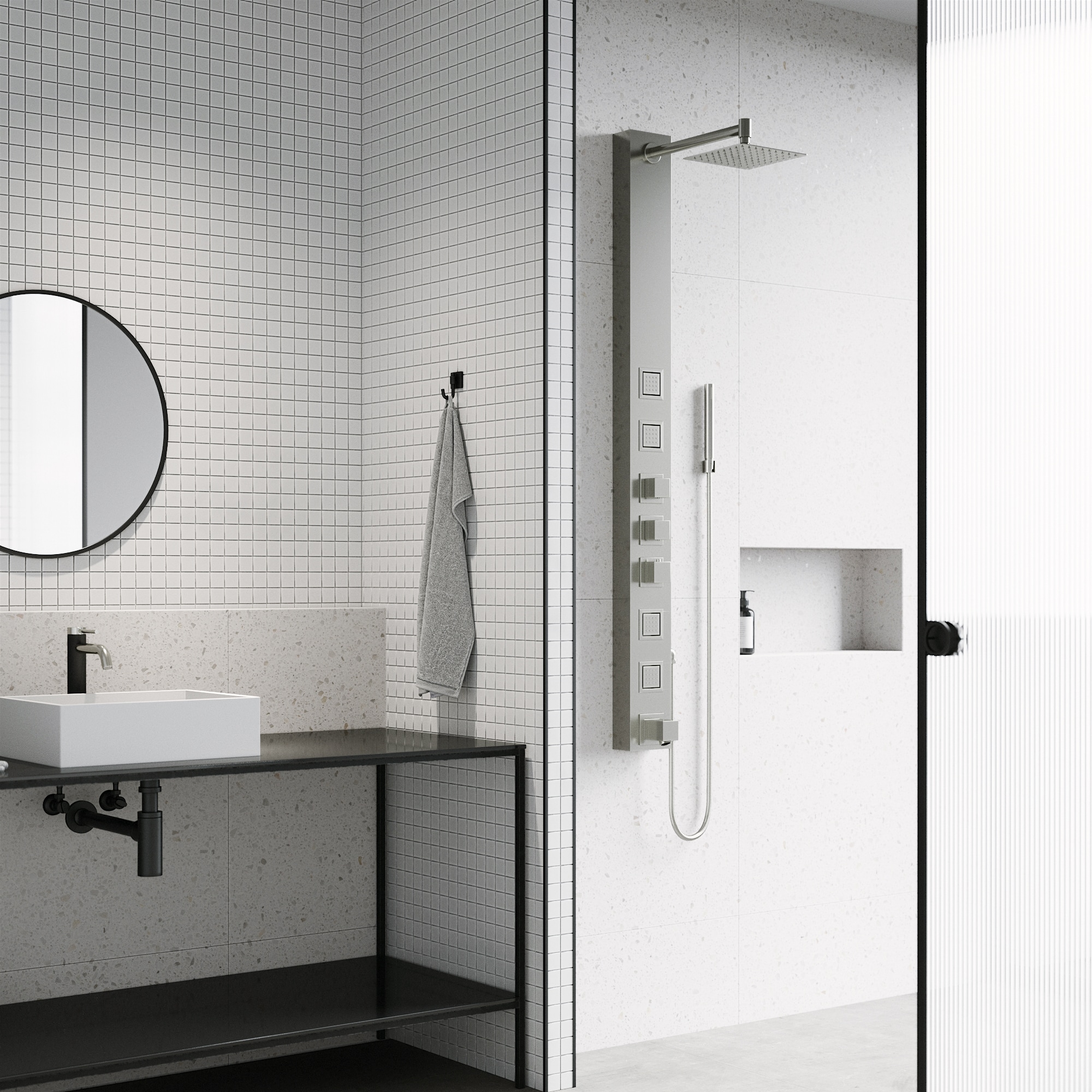 VIGO VG08023ST Showerhead-Bar-Panels - View #3
