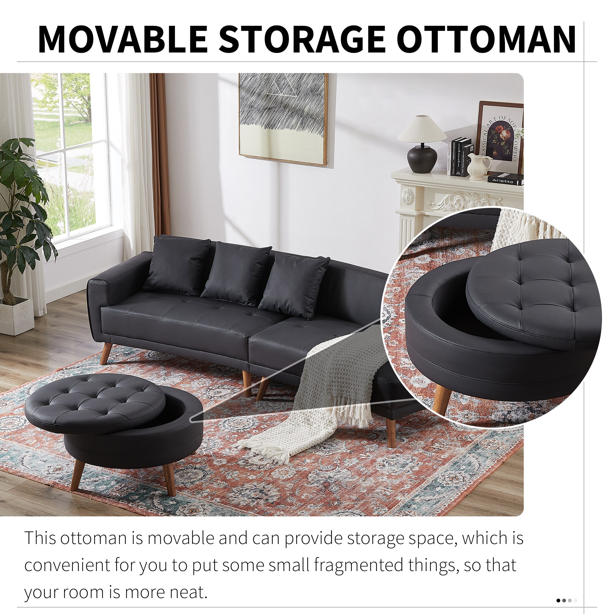 ModernLuxe L-SG001360AAB Sofas-Loveseats - View #7