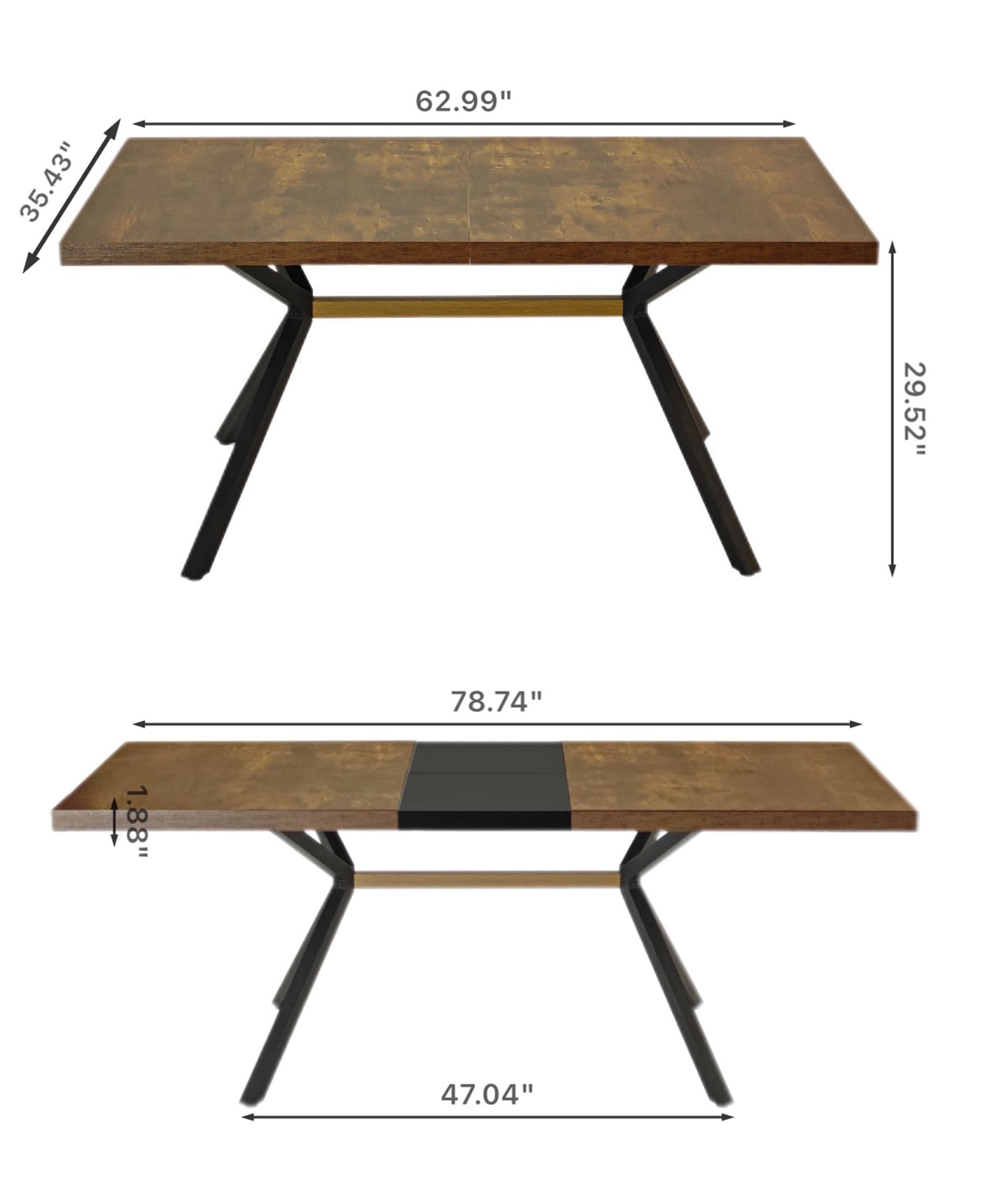 SINOFURN SYA010072GY Dining-Tables - View #8