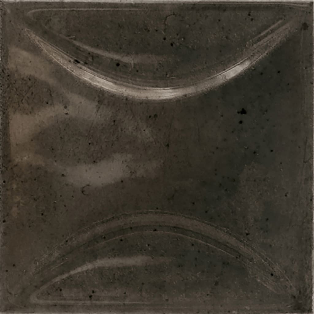 Apollo Tile MODDECBLK44 Antiek Black 4-in x 4-in Glossy Ceramic Patterned Standard Floor and Wall Tile ( 5.39-sq ft Carton