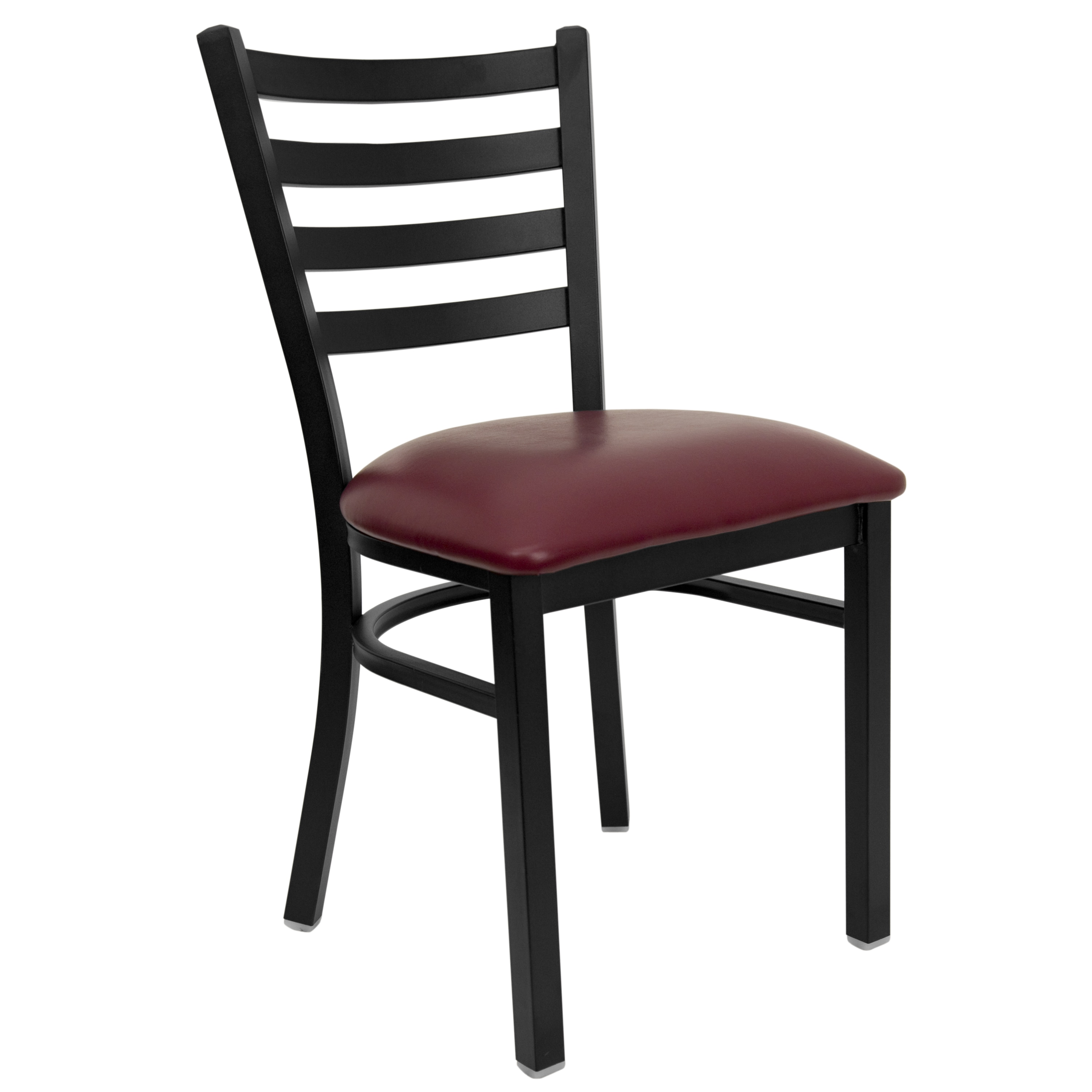 Flash Furniture 847254000666 Traditional Vinyl Upholstered Dining Side Chair (Metal Frame)