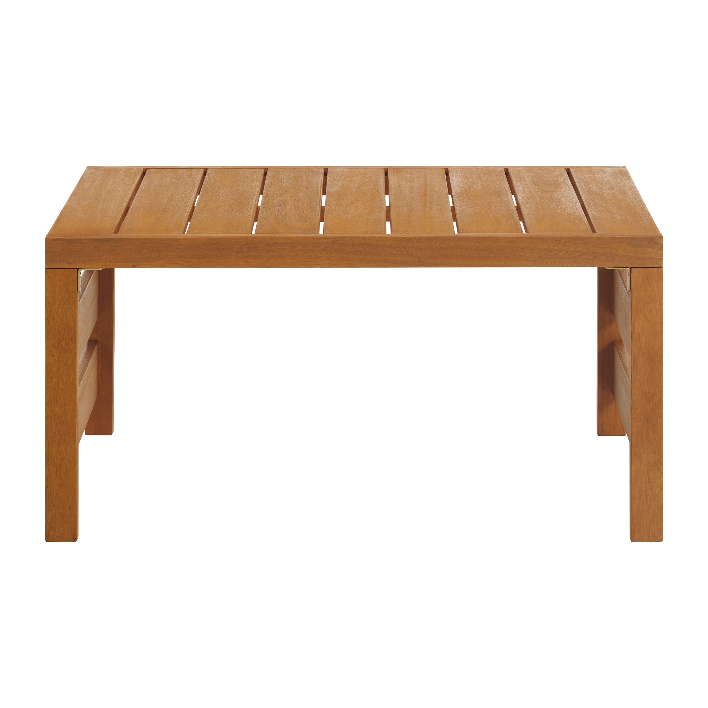 Alaterre Furniture 80-OUTD-WD-SMCT Barton Rectangle Outdoor Coffee Table 24.02-in W x 37.01-in L