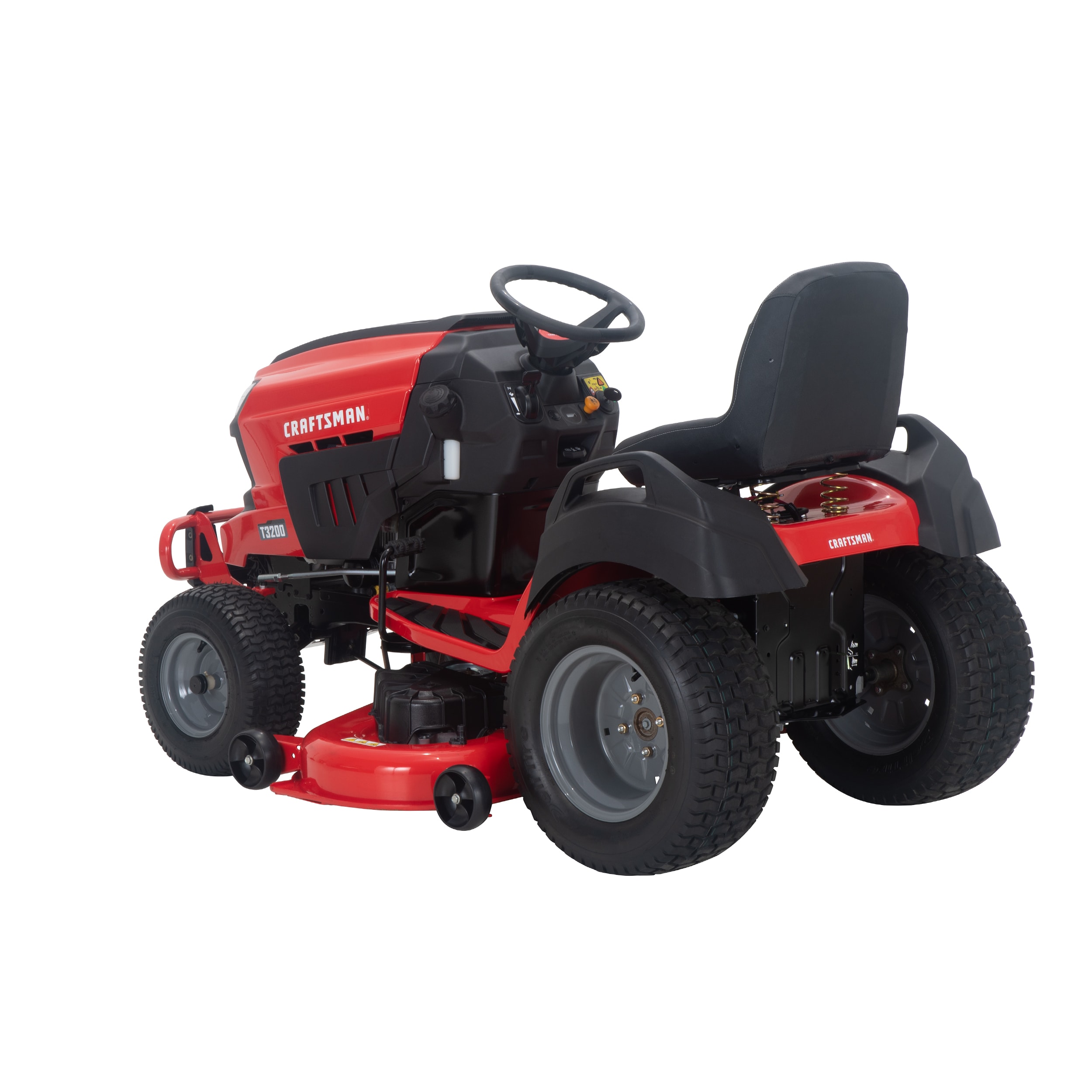 CRAFTSMAN T2200 Turn Tight 42-in Riding Lawn Mower In The Gas Riding ...