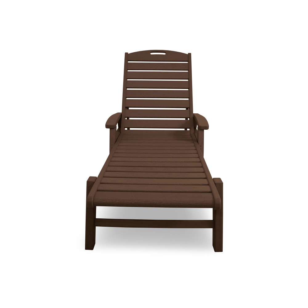 Vintage Lantern Stackable Chaise Lounger with Arms