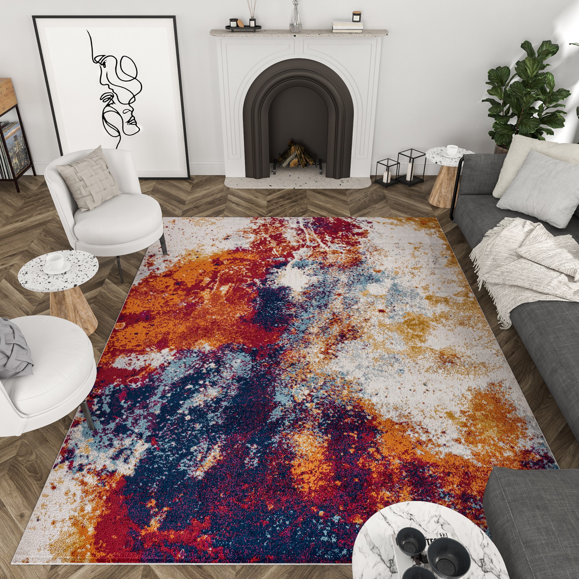 Tayse DIA1600 3X5 rugs - View #4
