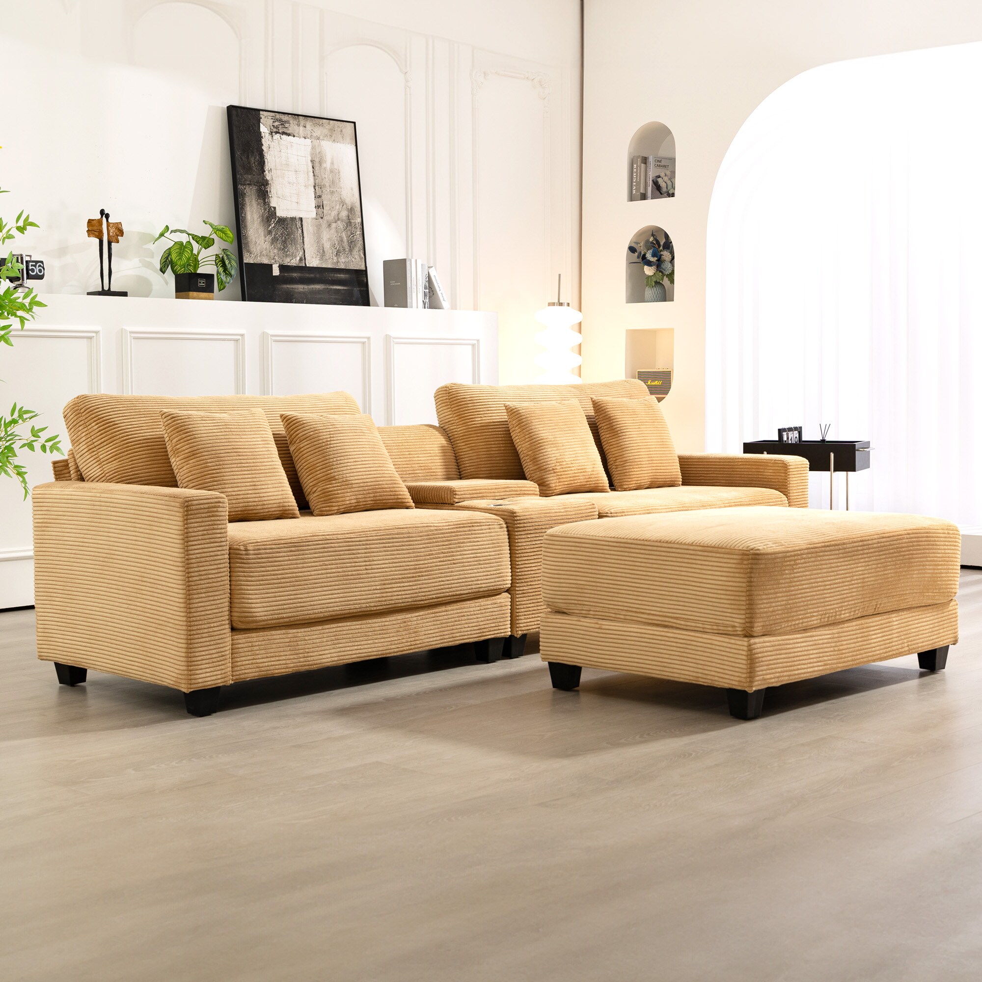 VOUA SAF-DXR3-GY1 Sofas-Loveseats - View #3