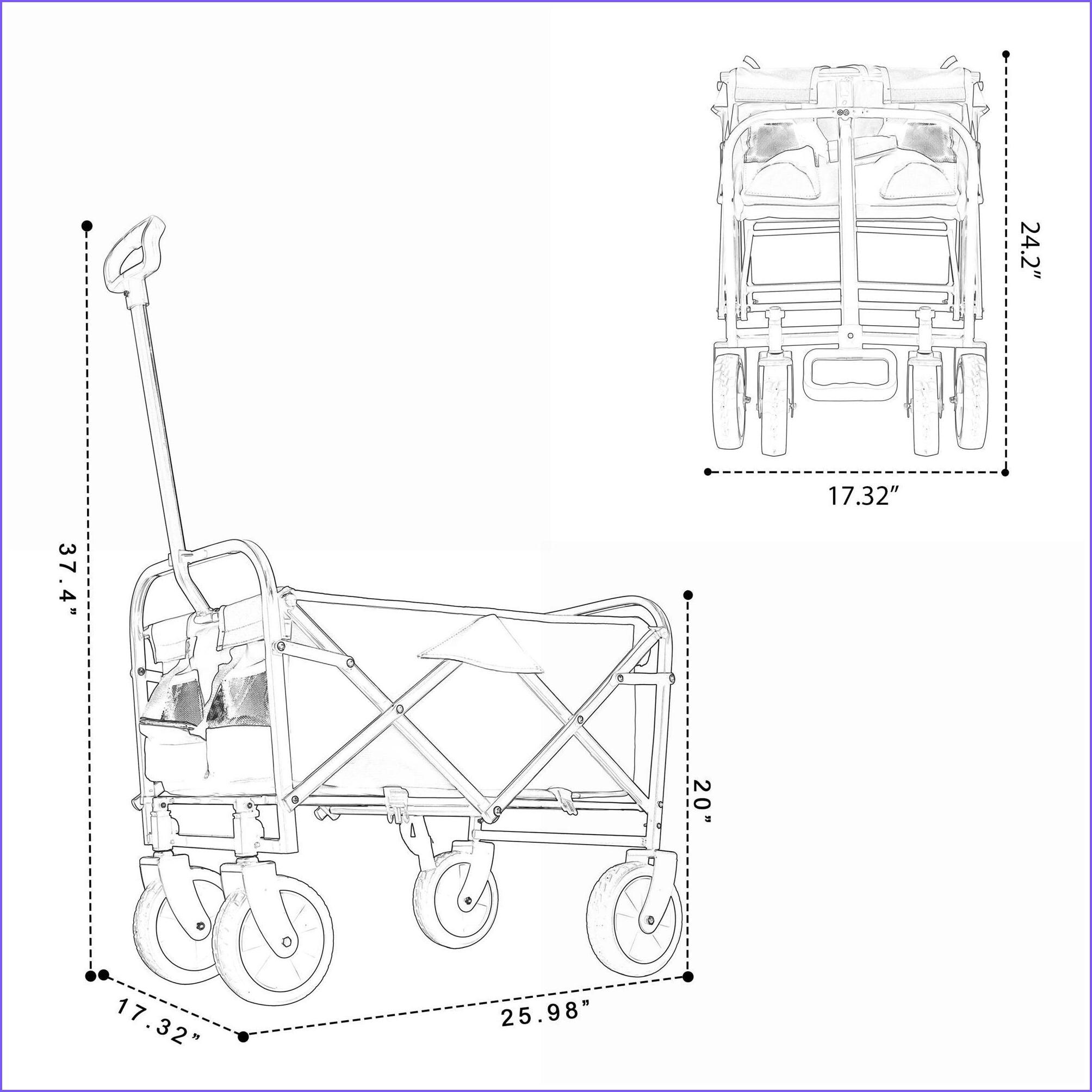 Watnature 8FH4KQA17ZDY Yard-Carts - View #4