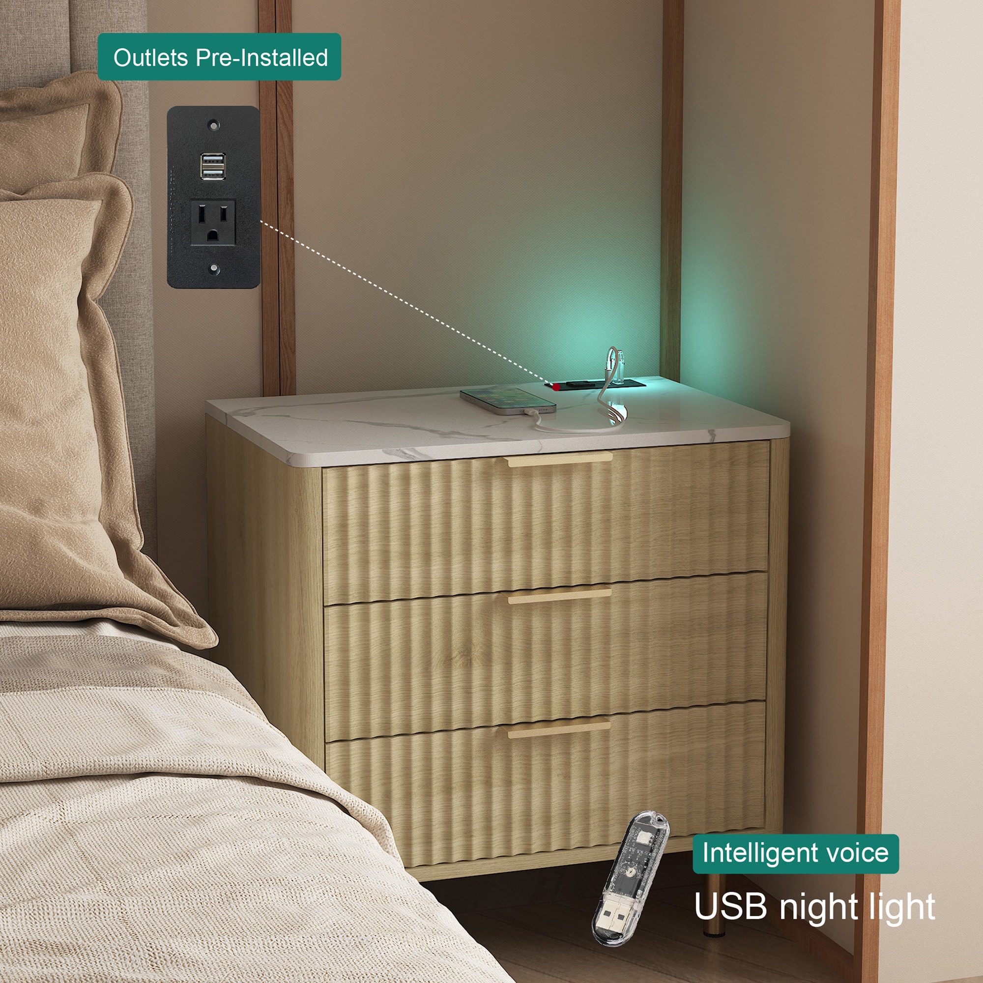 LUXEYARD DS-R-1P374318 nightstands - View #2
