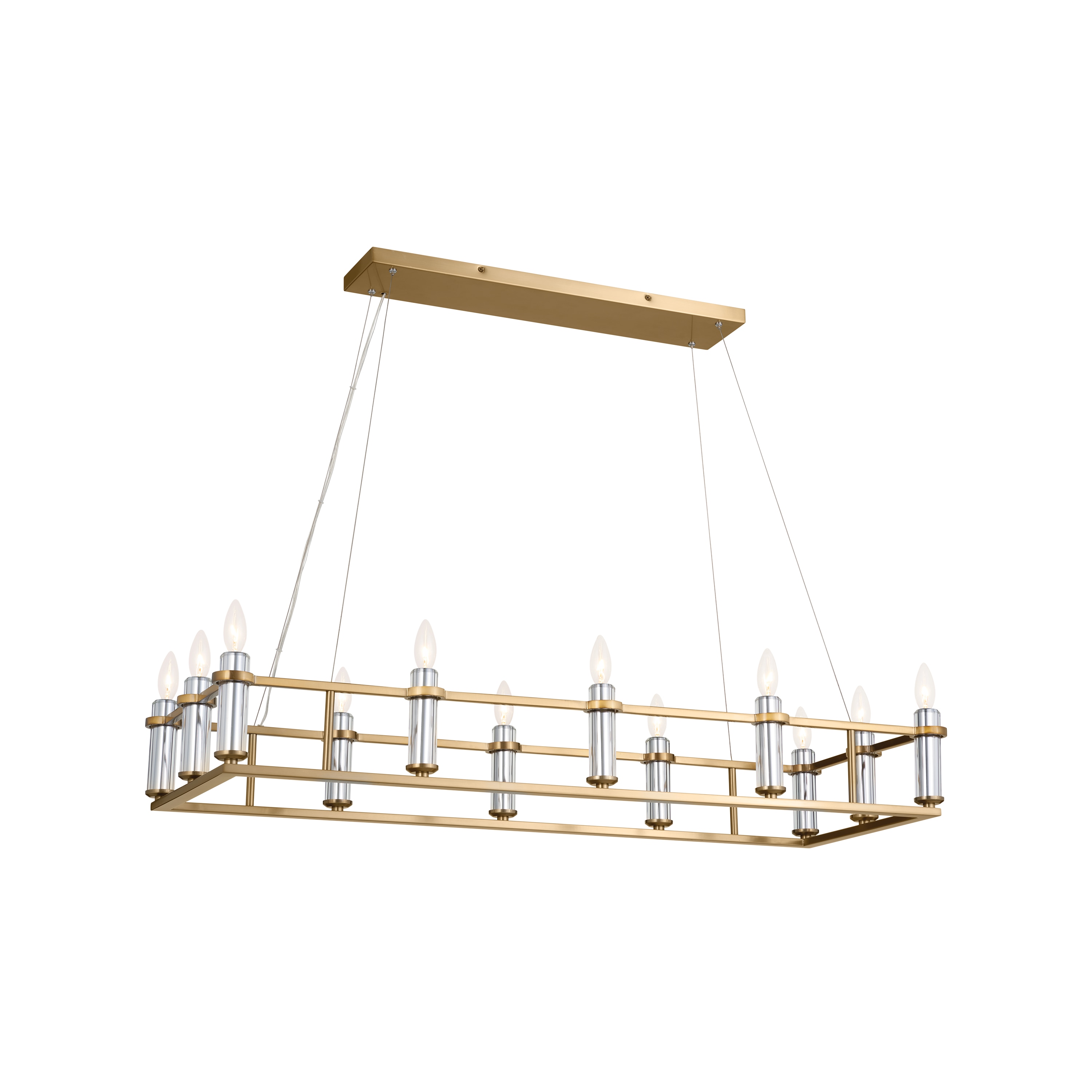 Kichler 52492BNB Rosalind 12 -Light Brass Traditional For Use in Bedrooms, Dining Rooms, Foyers, Kitchens, Living Rooms Chandelier