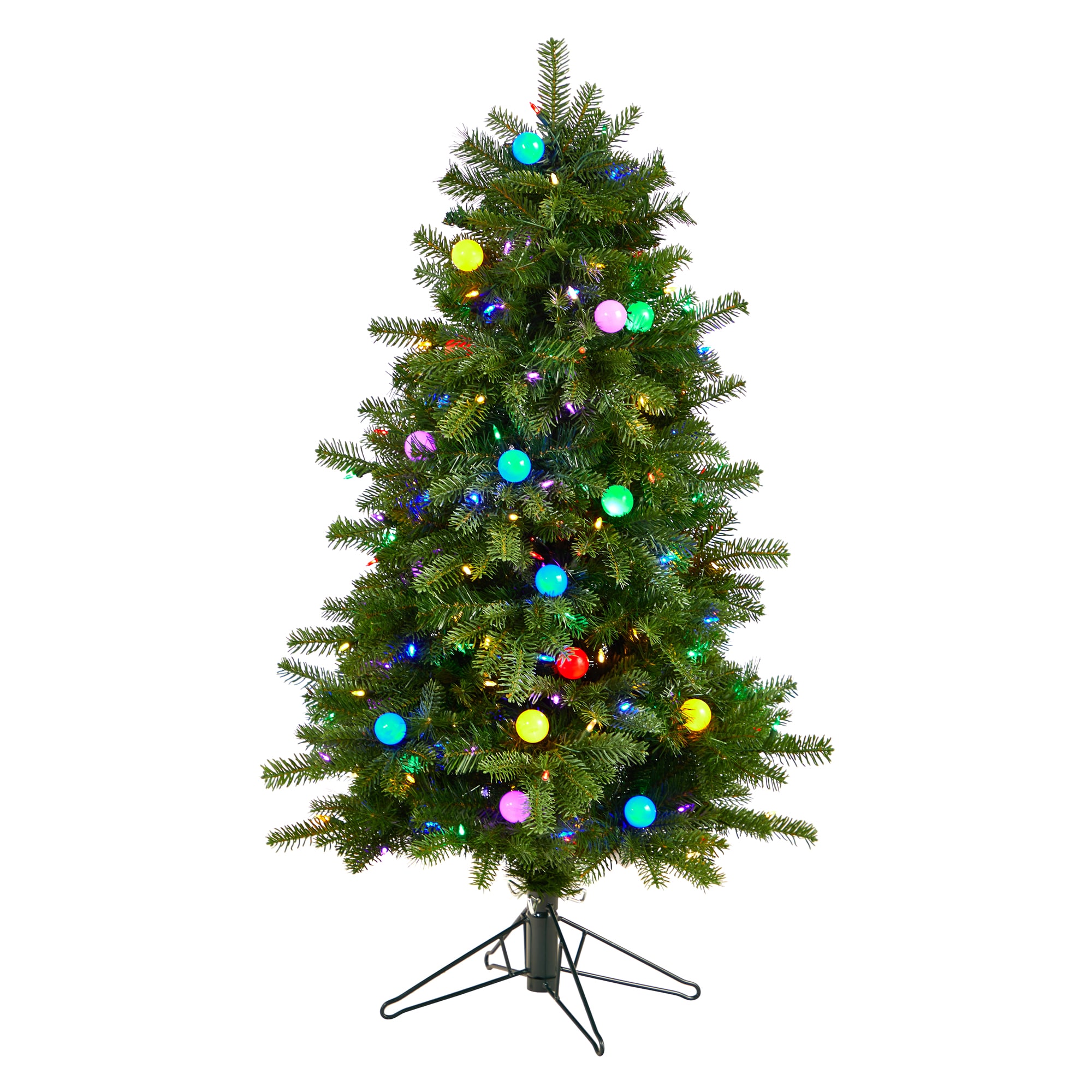 Christmas Special 4.9 ft Artificial Christmas Tree with Metal Base 