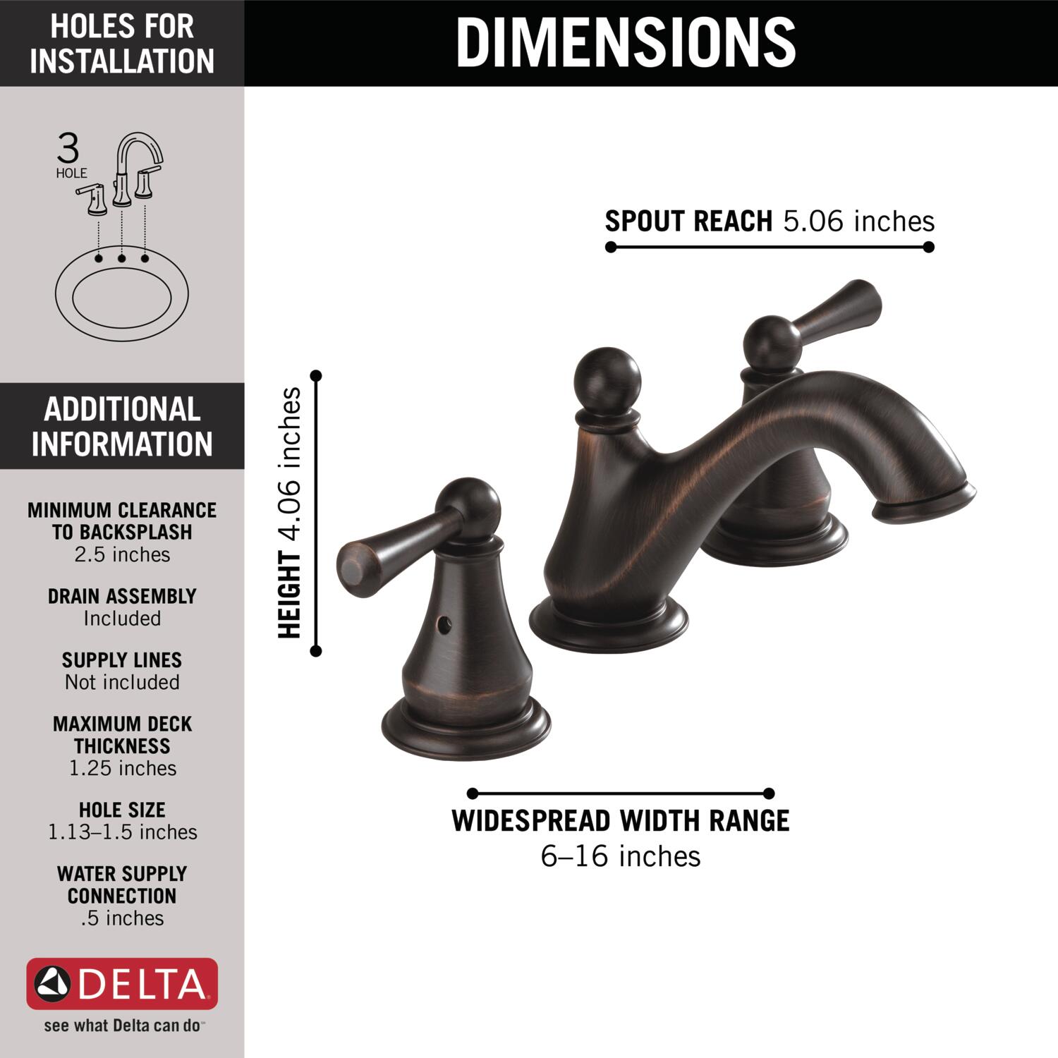 Delta 35999LF-RB Lavatory-Faucets - View #3