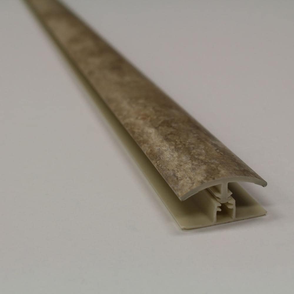 SMARTCORE TM50SLVF1202 Ultra Tivoli Travertine 0.53-in T x 1.26-in W x 94.49-in L Vinyl T-moulding