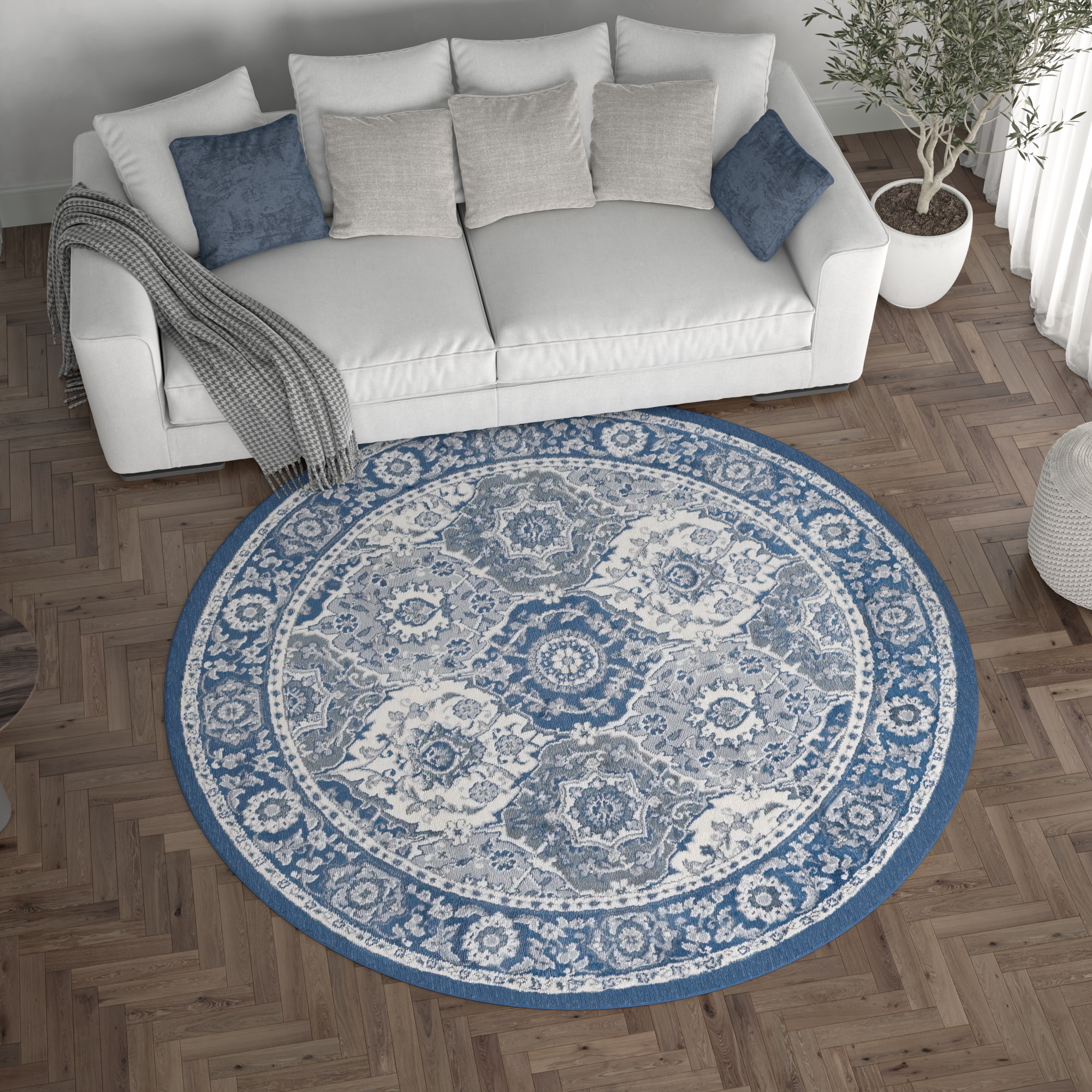 Tayse MDN3607 6RND rugs - View #5