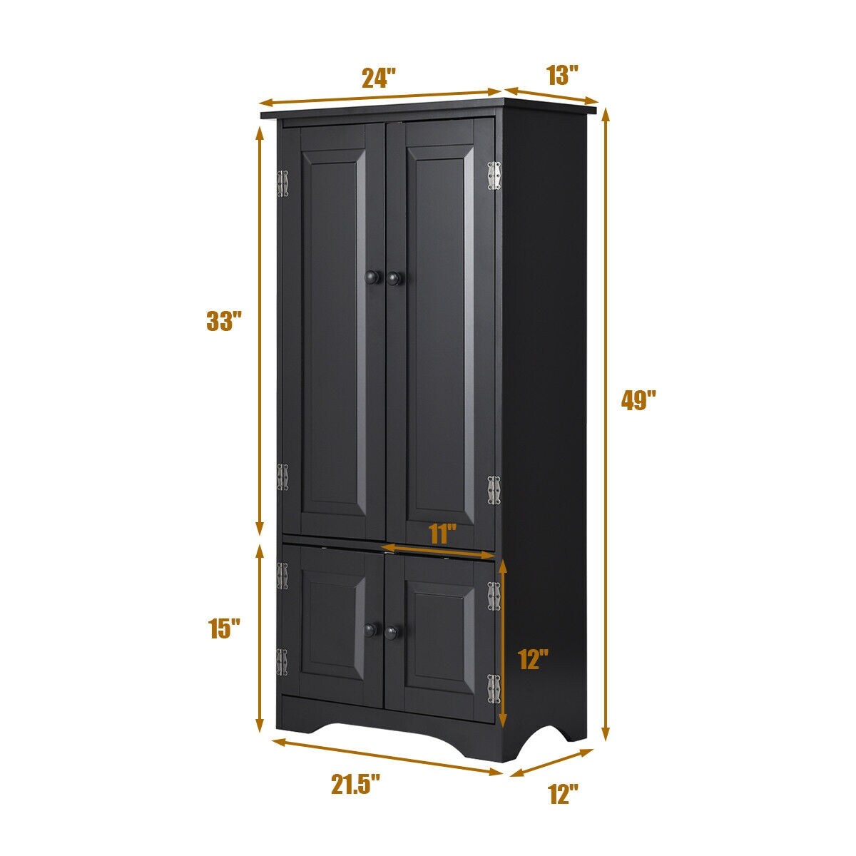 Sumyeg WF-HW56627BK-LA Utility-Storage-Cabinets - View #7