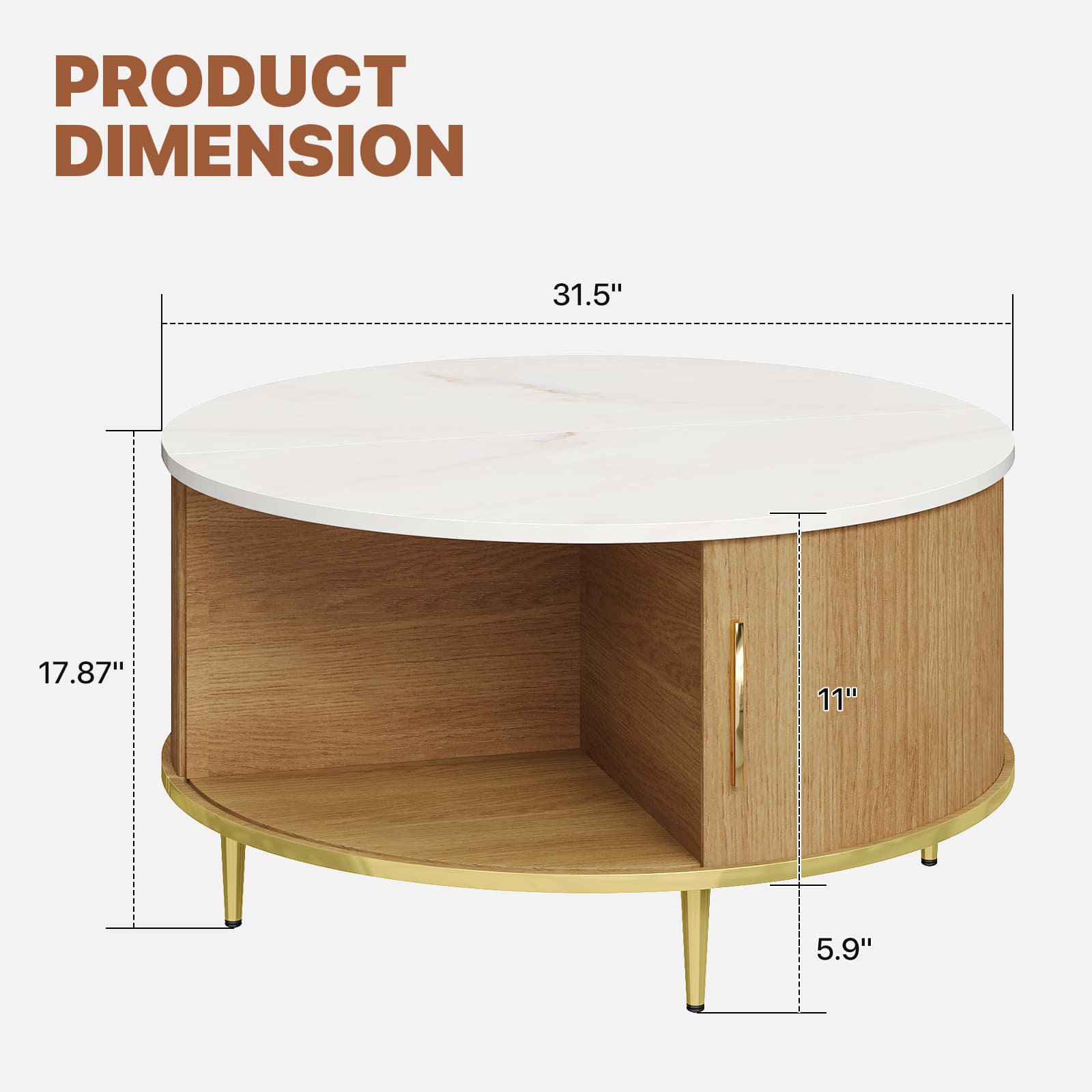 Sunmthink KFZ-31507O Coffee-Tables - View #4