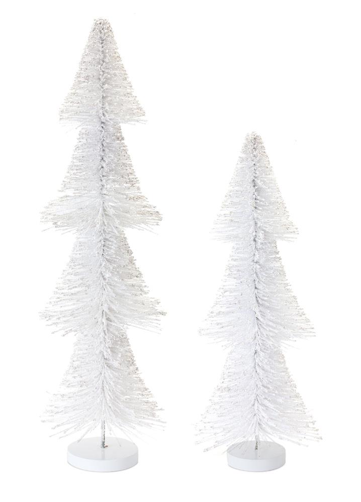 Melrose International 27-in Figurine Christmas Tree(s) (2-Pack ...