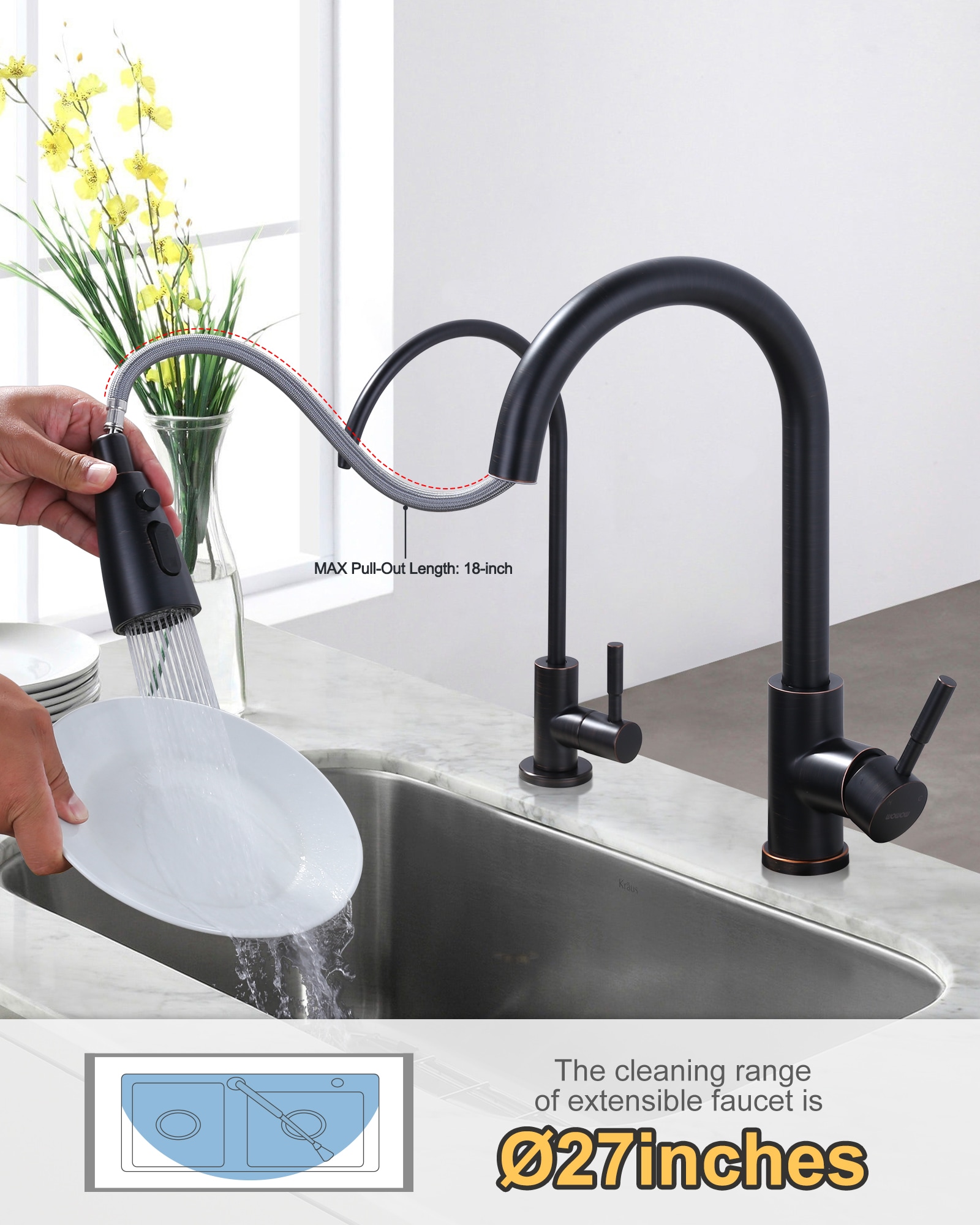 WOWOW 2310301RB-L Kitchen-Faucets - View #3