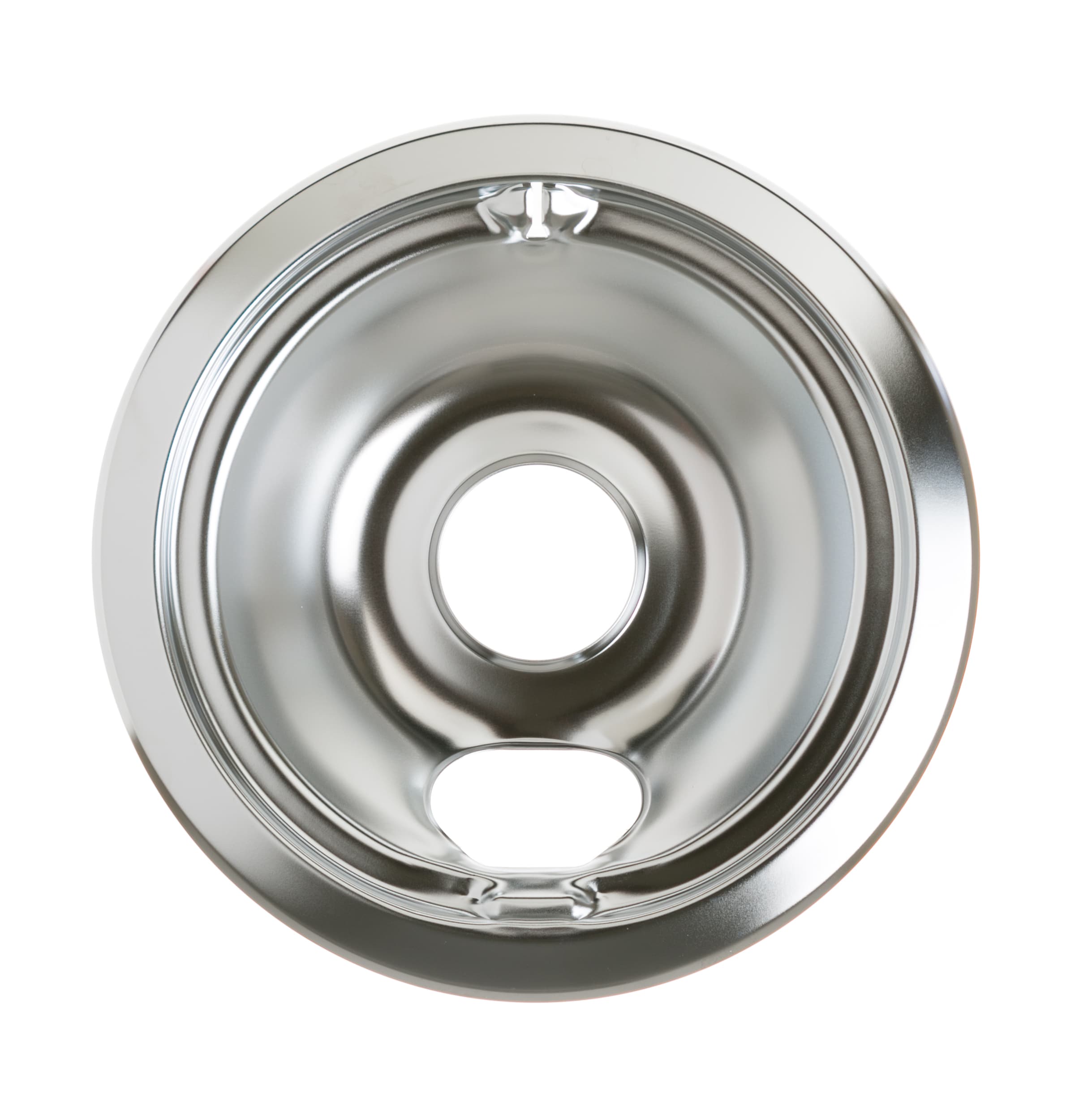 GE WB31K10265 Universal Electric range 6-in Drip pan ( Chrome )