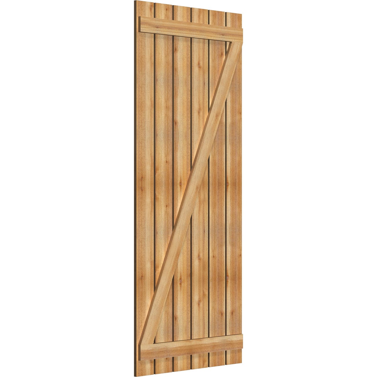 Ekena Millwork RBS06Z35X082RWR Exterior-Shutters - View #2