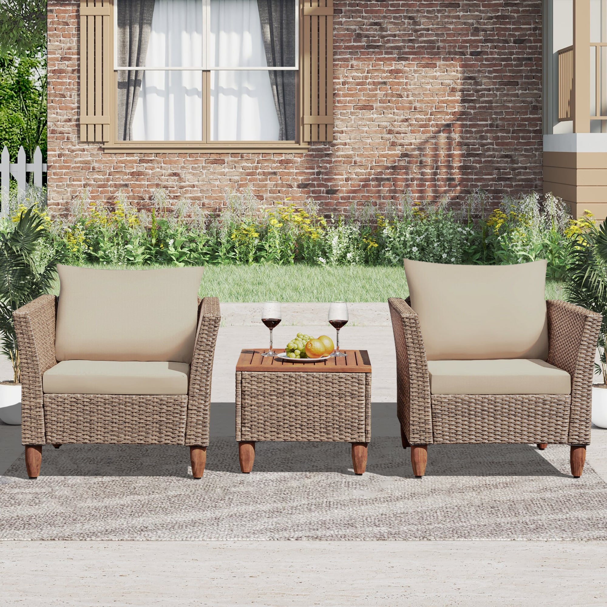 LIVIZA OUS66533BN Patio-Conversation-Sets - View #3
