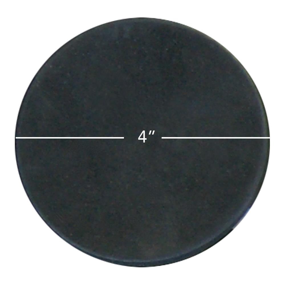 Rubber-Cal 22-01-062-C00400450 General-purpose rubber 1/16-in T x 4-in W x 4-in L Black Commercial 60A durometer Rubber Disc