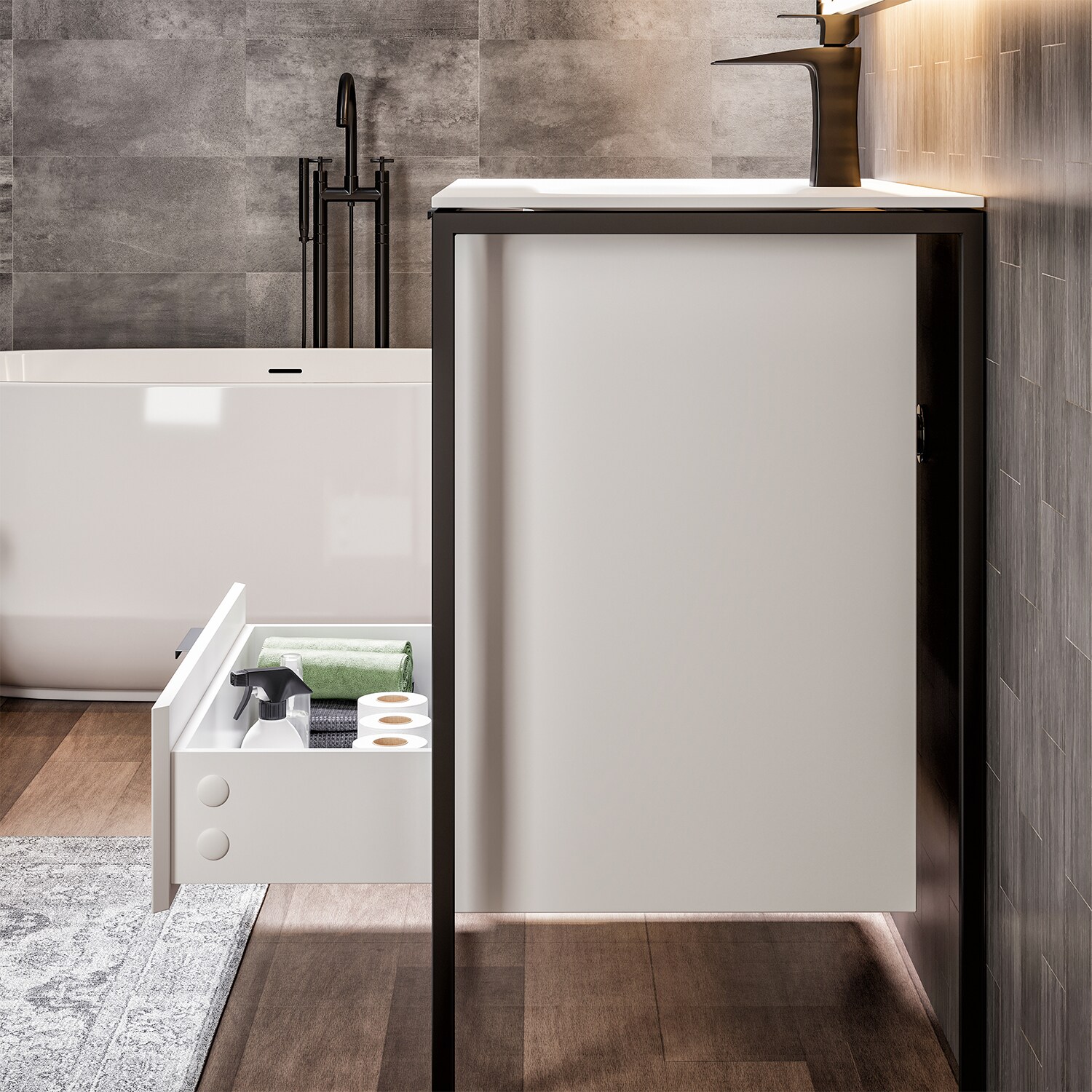 Eviva EVVN120-24WH Bath-Vanity-Combo - View #5