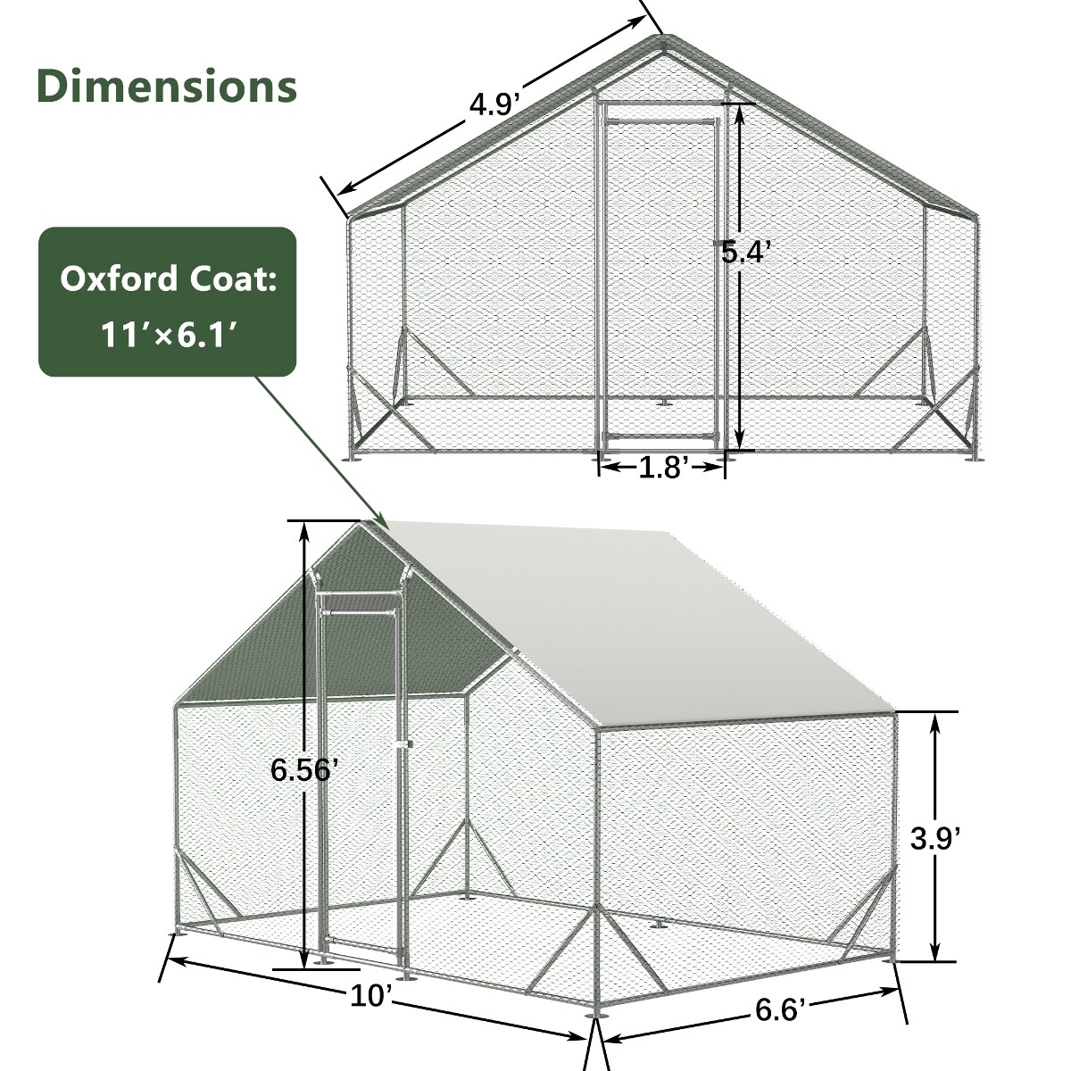 KEOKLE W2505P184736 Chicken-Coops-Rabbit-Hutches - View #7