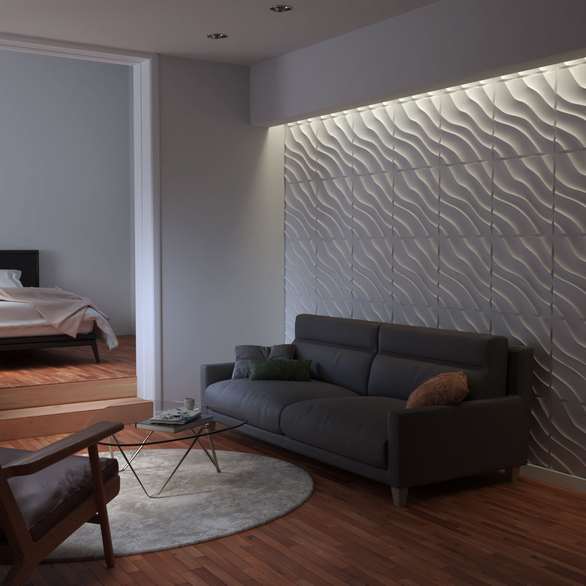 Ekena Millwork WP20X20MWWH-CASE-10 Wall-Panels - View #10