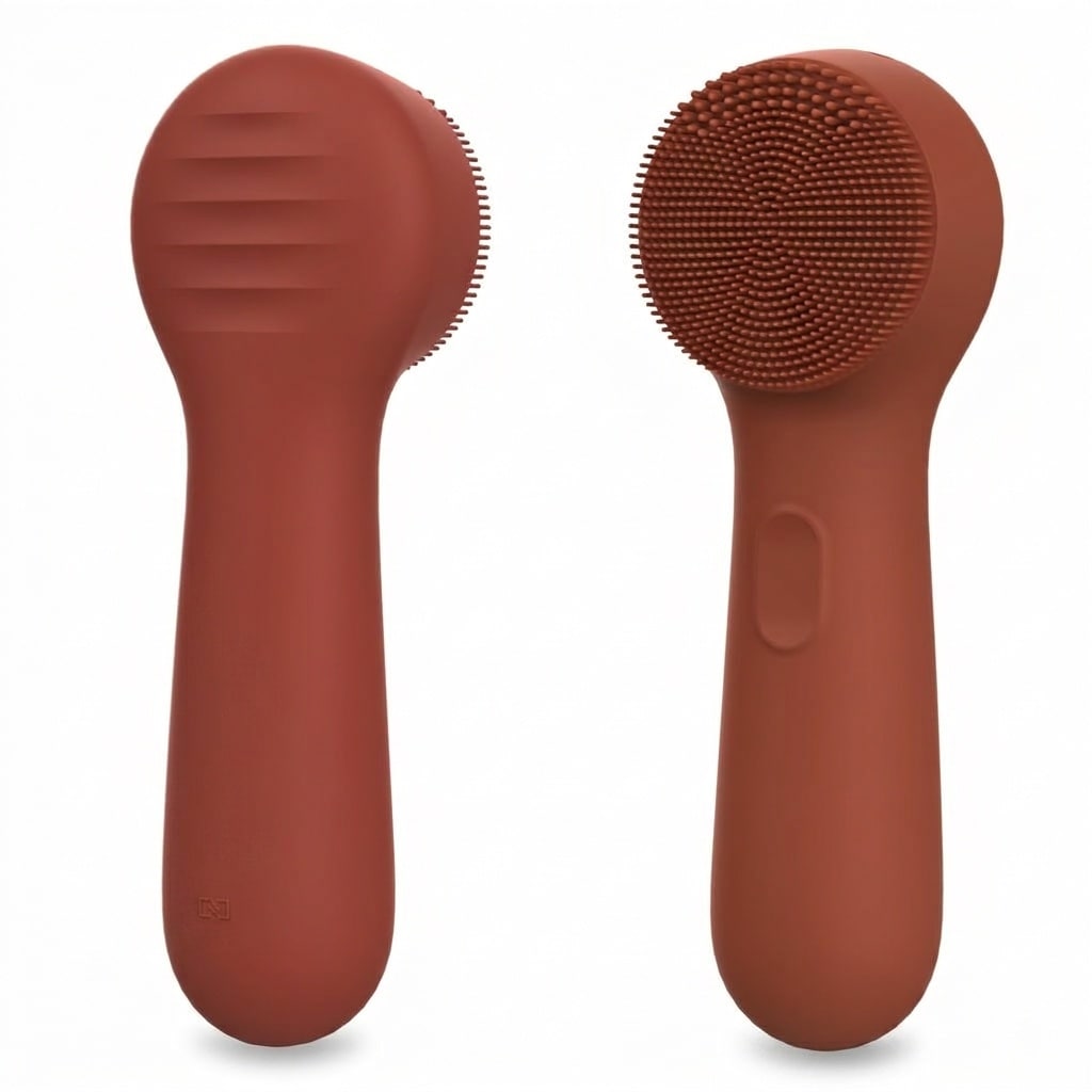 Misopily  Silicone Face Scrubber Electric Facial Cleansing Brush Waterproof Exfoliator for Deep Cleaning and Gentle Massage for Women and Men