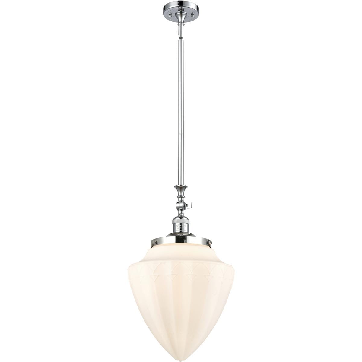 Innovations Lighting 2418300 206-PC-G661-12-LED Franklin Restoration Bullet Mini Pendant