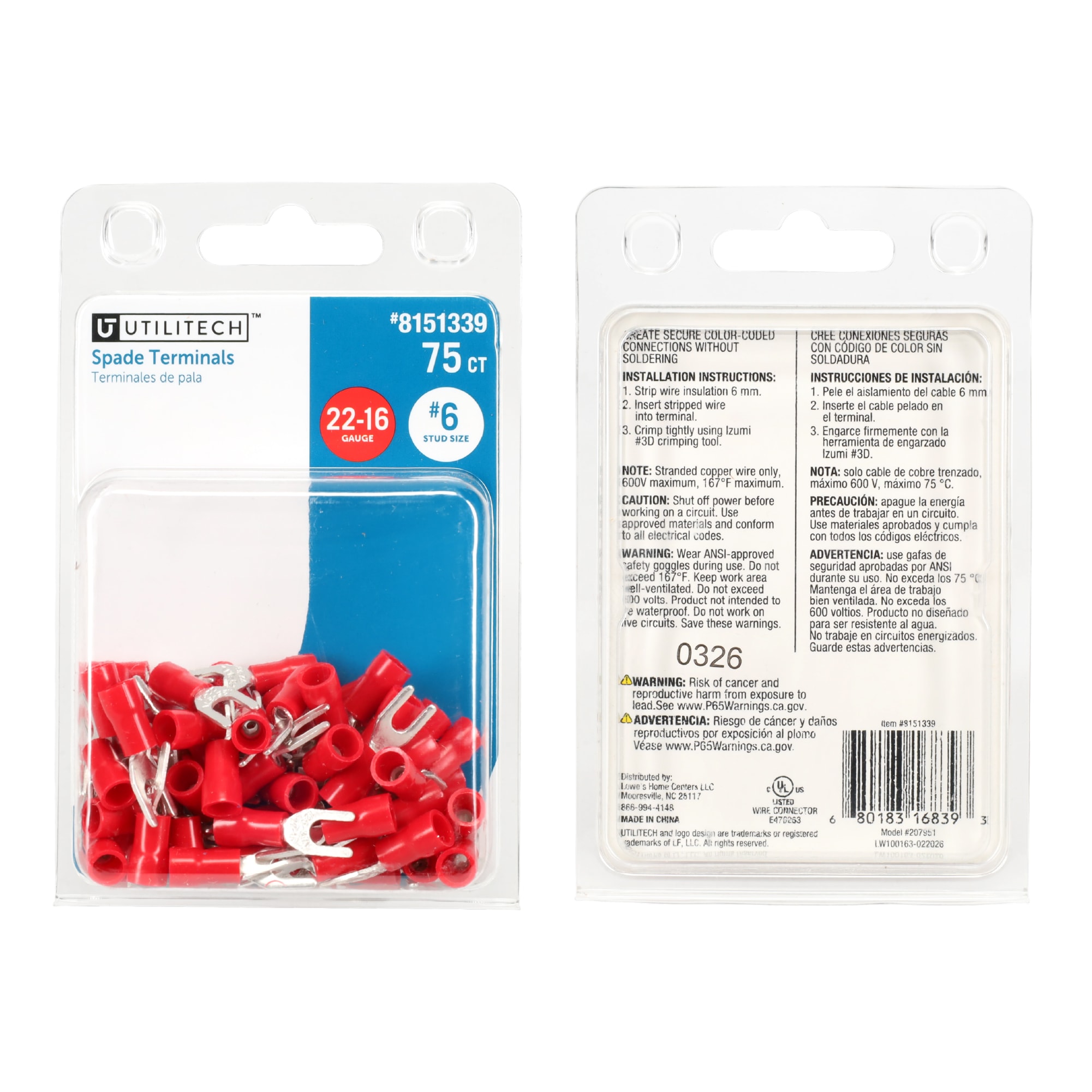 Utilitech 207951 Terminal-Wire-Connectors - View #2