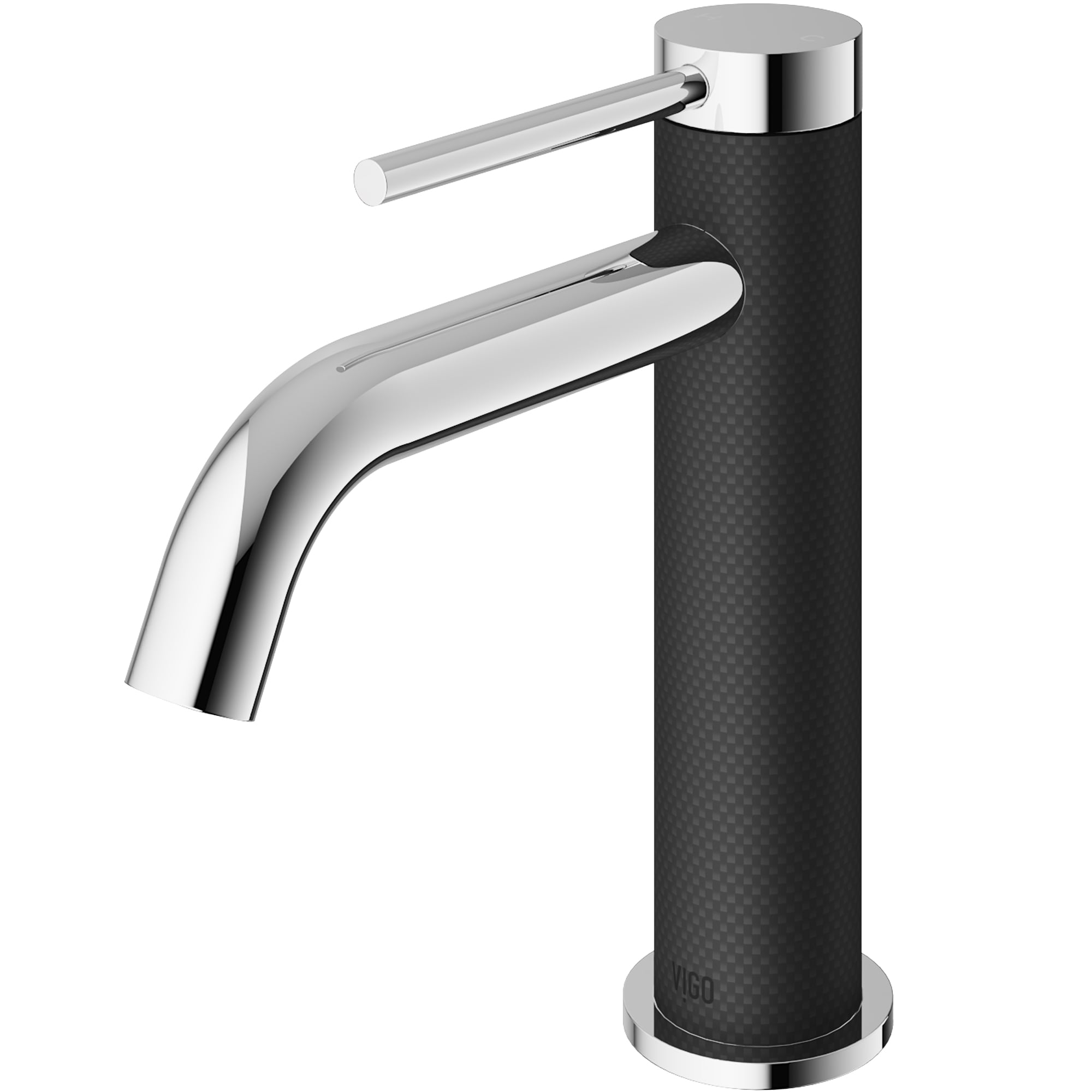 VIGO VG01044CH Madison Chrome Single hole 1-handle WaterSense High-arc Commercial/Residential Handle Bathroom Sink Faucet